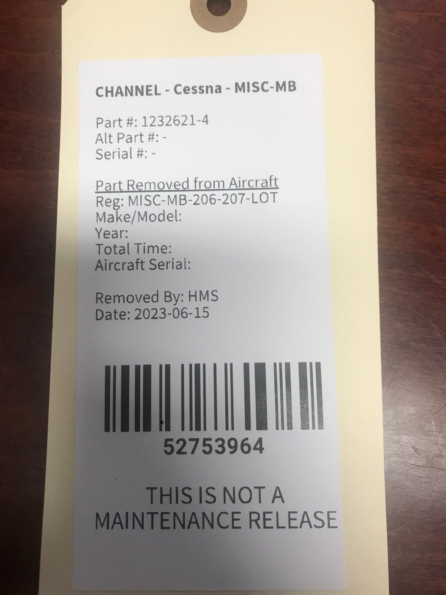 CHANNEL - Cessna - MISC-MB