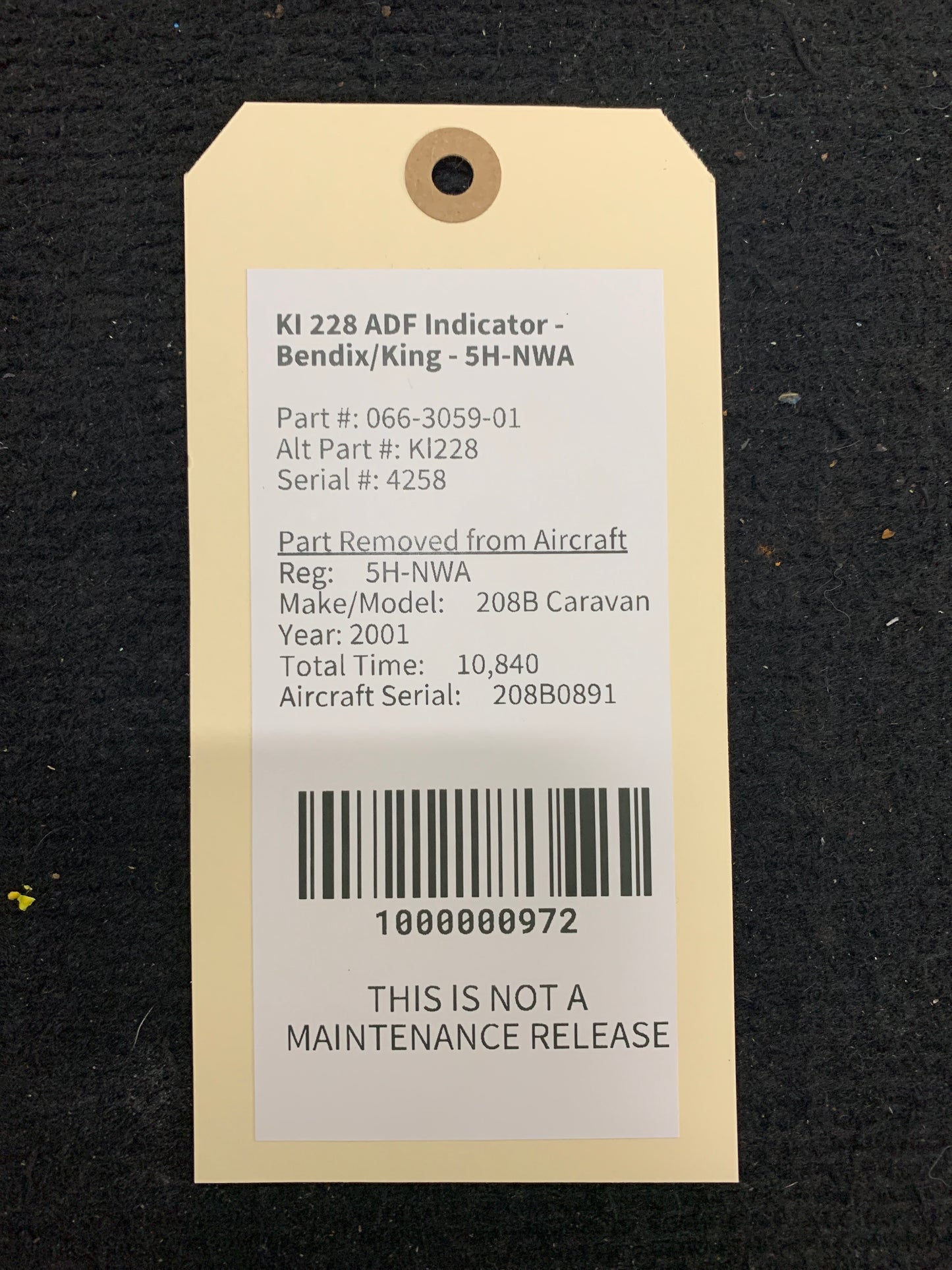 KI 228 ADF Indicator - Bendix/King - 5H-NWA