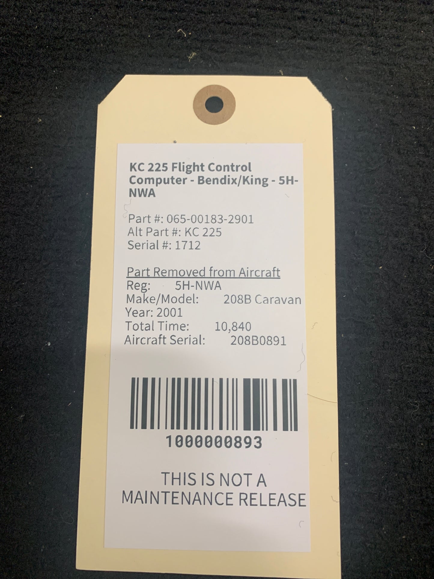 KC 225 Flight Control Computer - Bendix/King - 5H-NWA