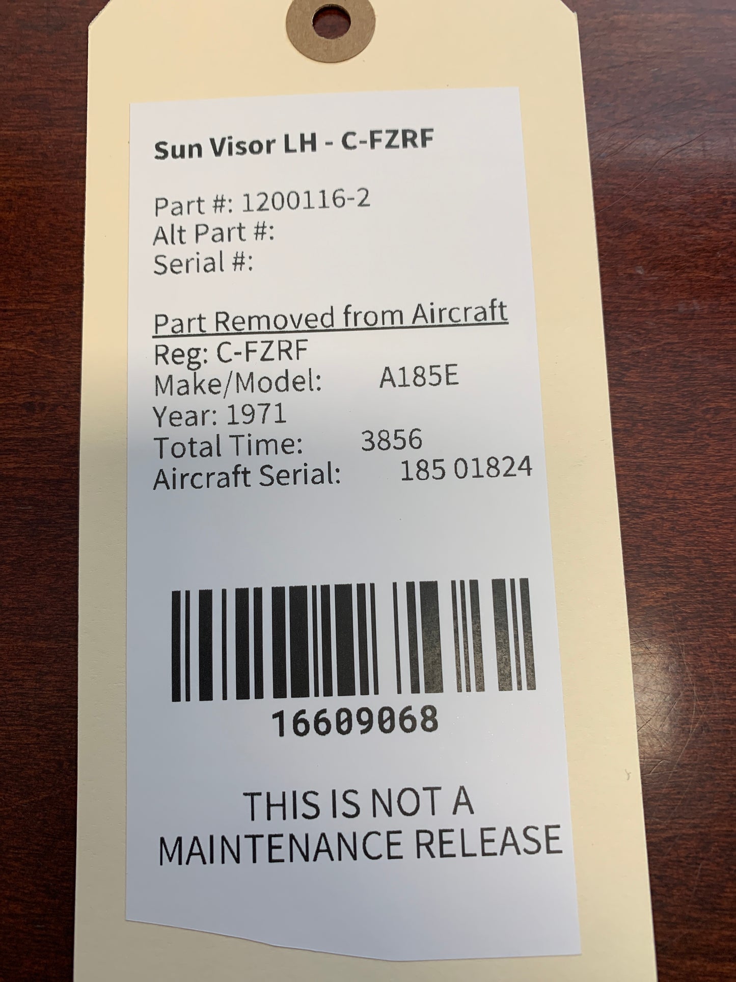 Sun Visor LH - C-FZRF