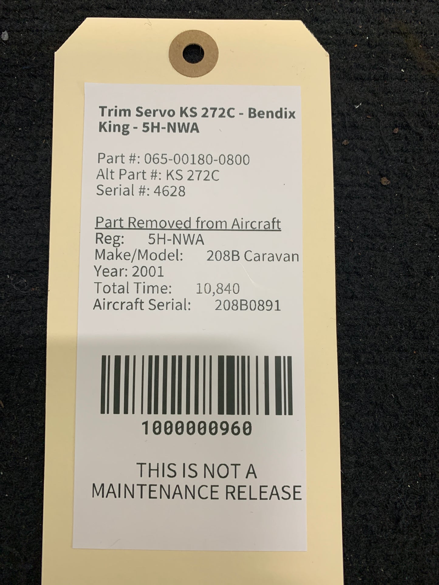 Trim Servo KS 272C - Bendix King - 5H-NWA