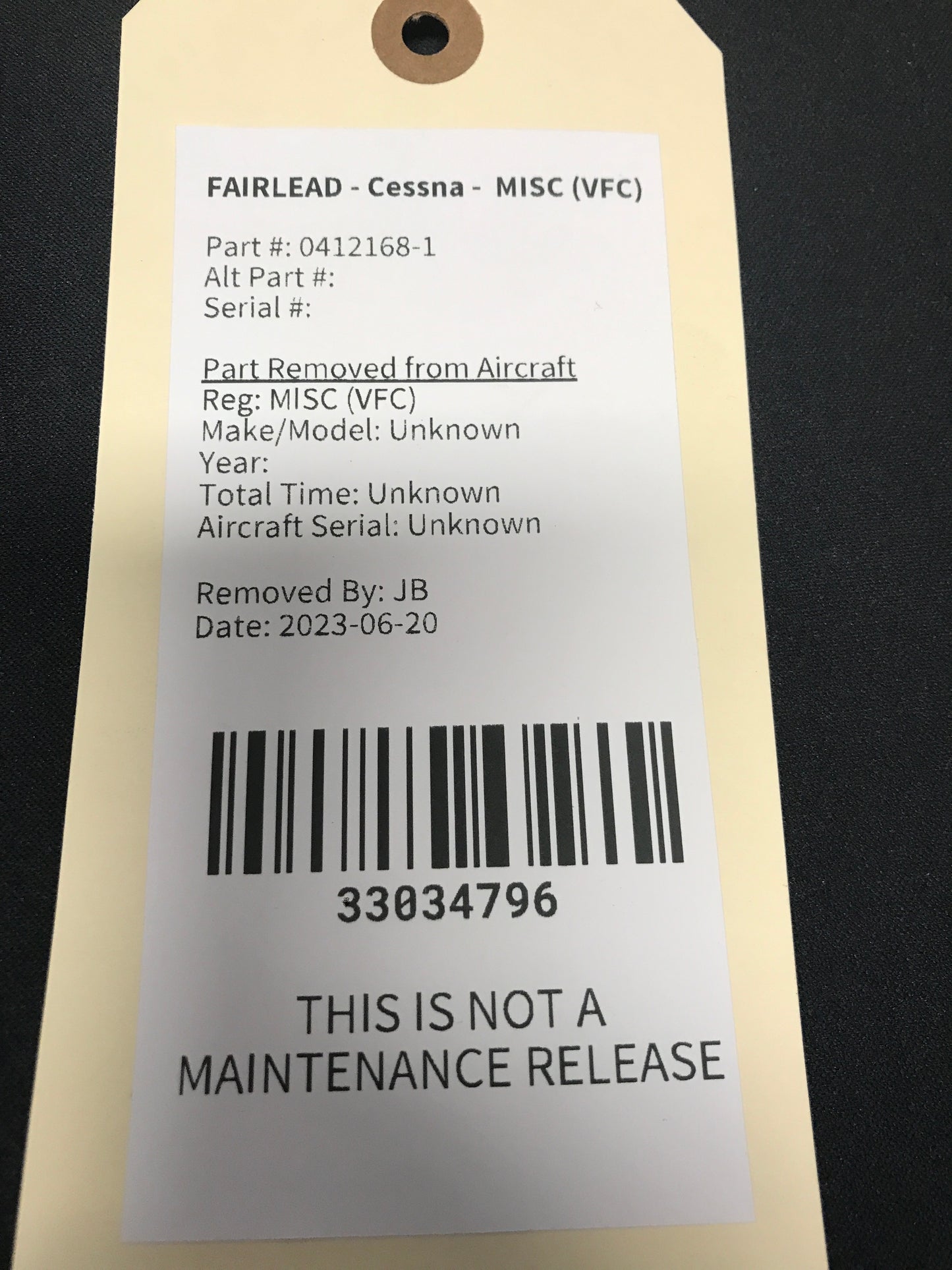 FAIRLEAD - Cessna - MISC (VFC)