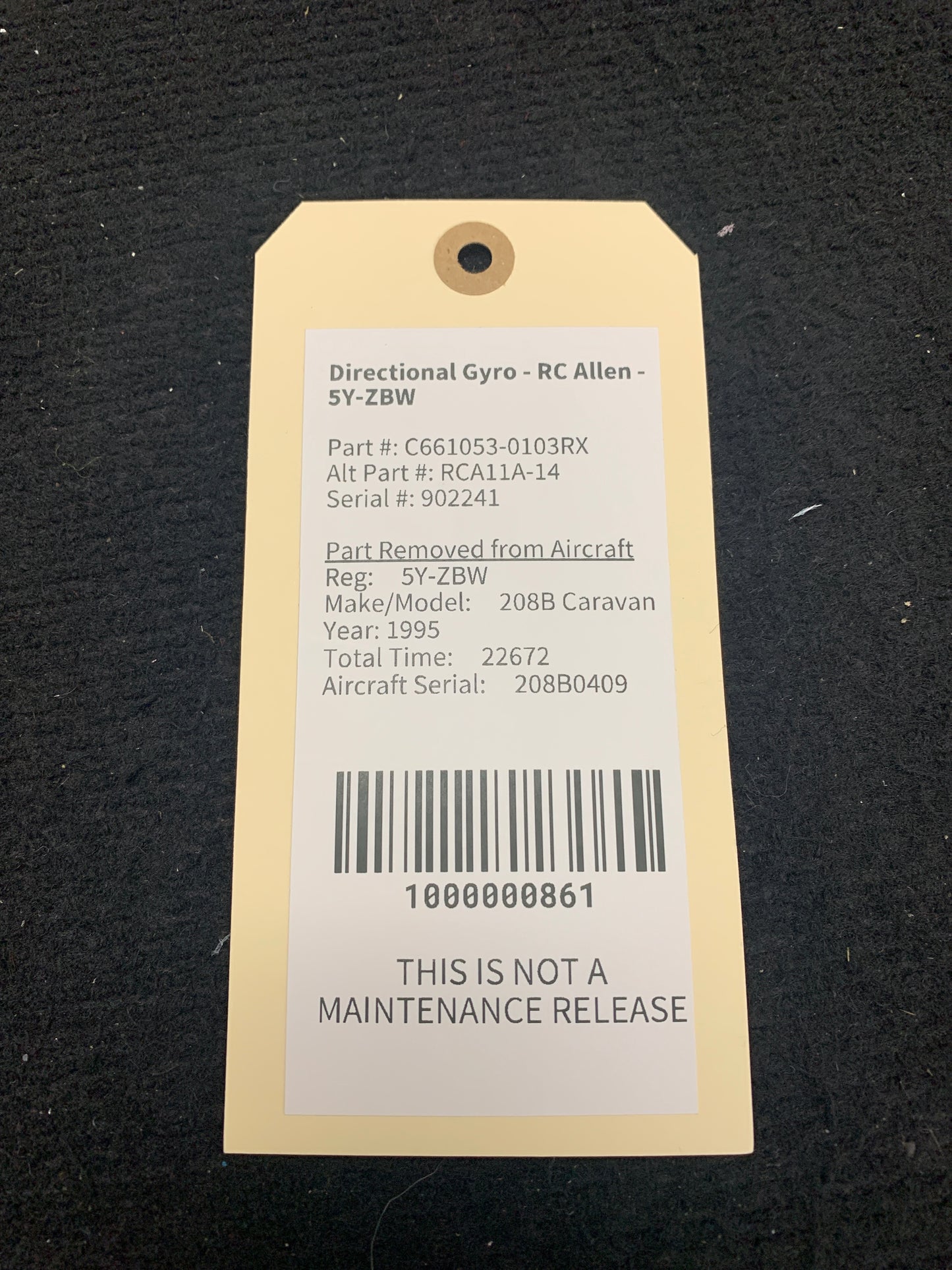 Directional Gyro - RC Allen - 5Y-ZBW