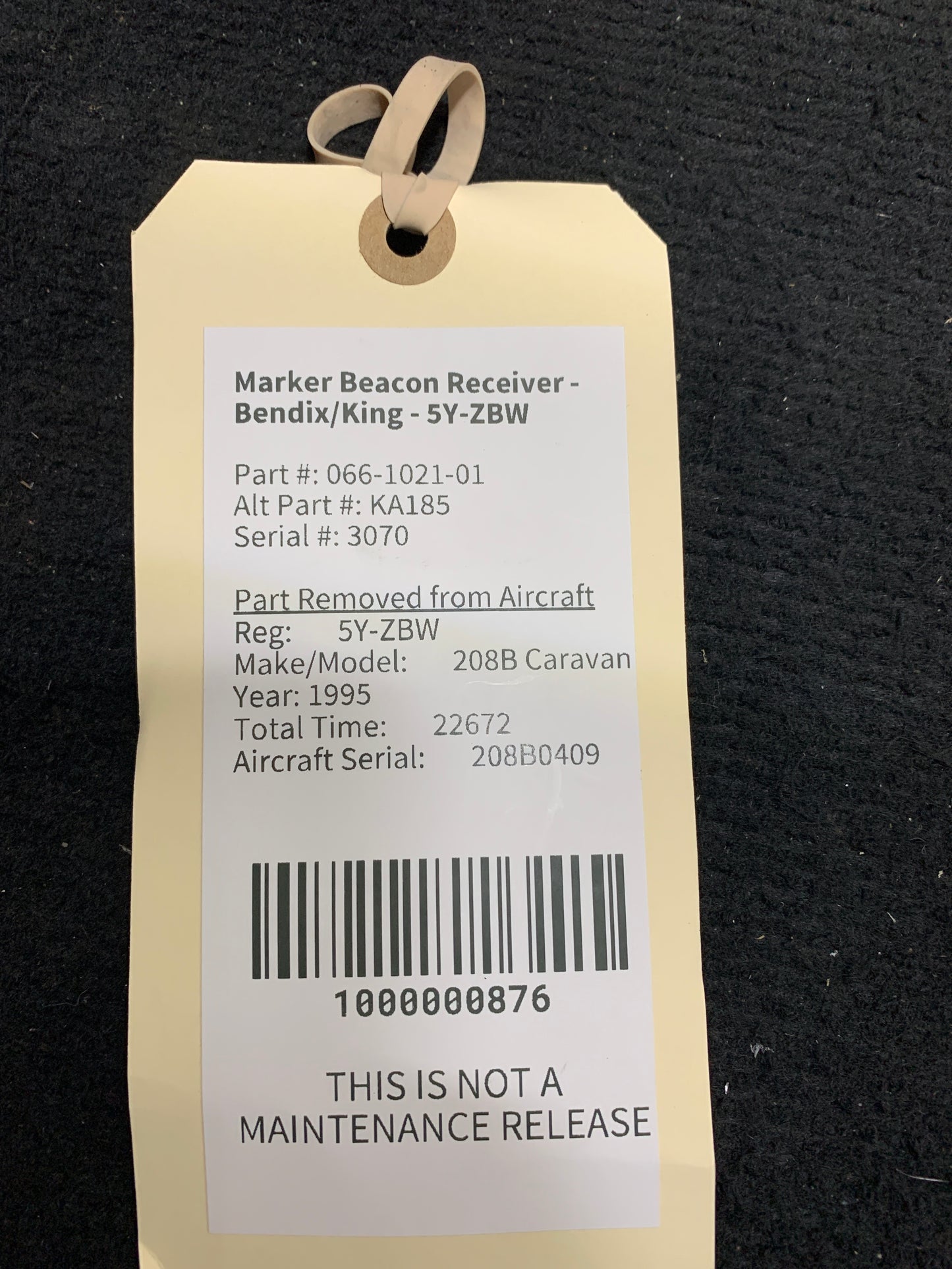 Marker Beacon Receiver - Bendix/King - 5Y-ZBW