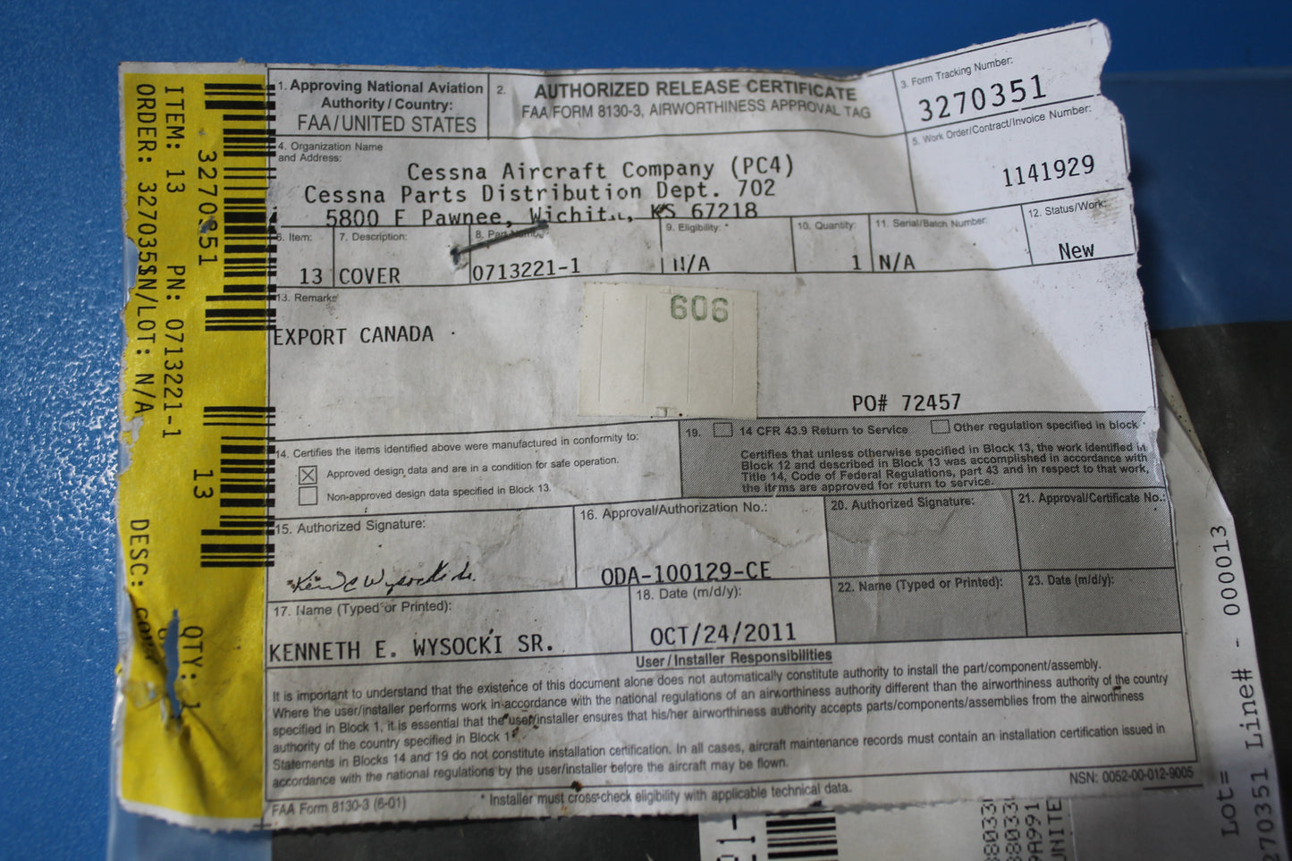 COVER - Cessna - MISC (VFC)