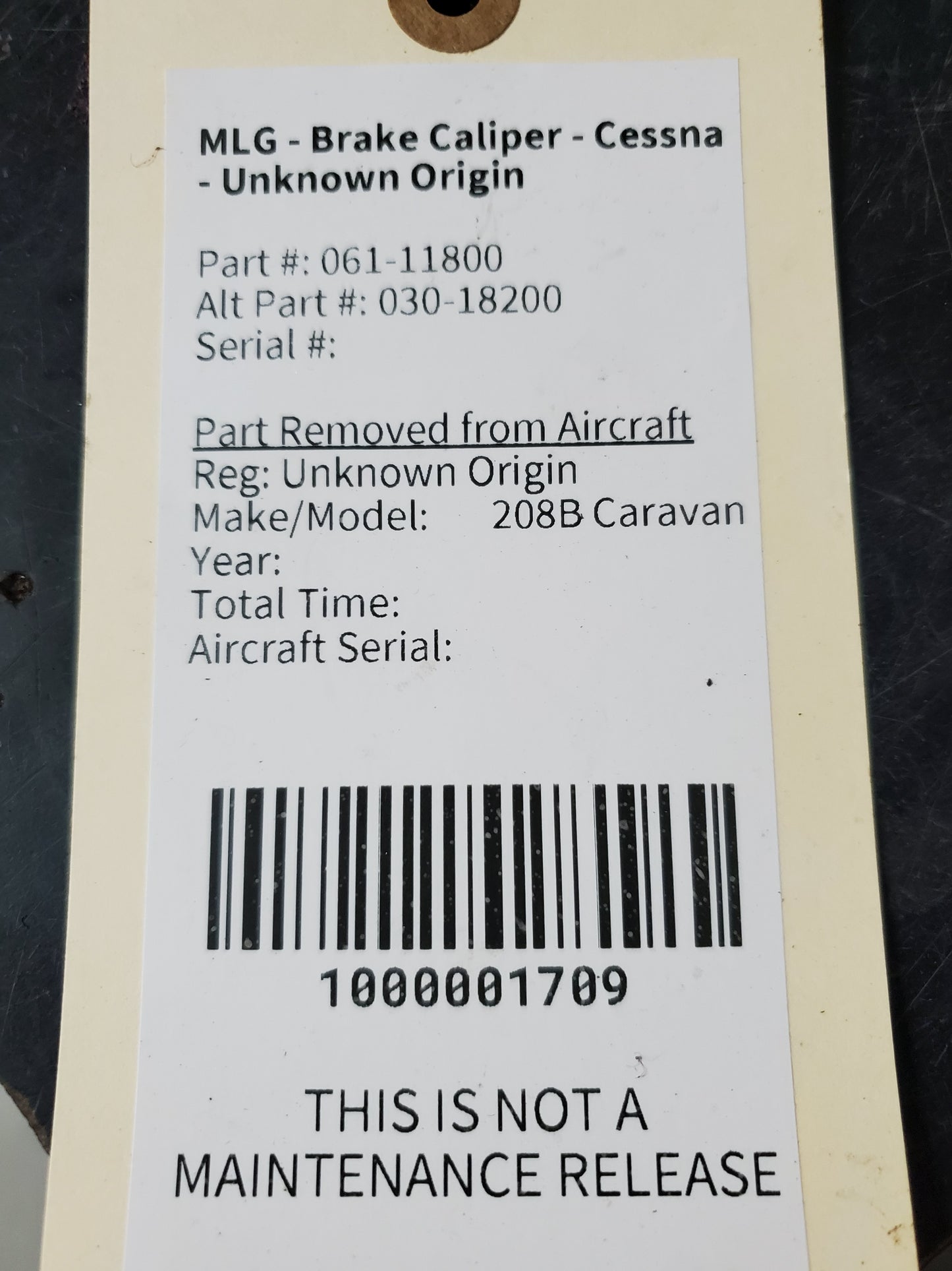 MLG - Brake Caliper - Cessna - Unknown Origin