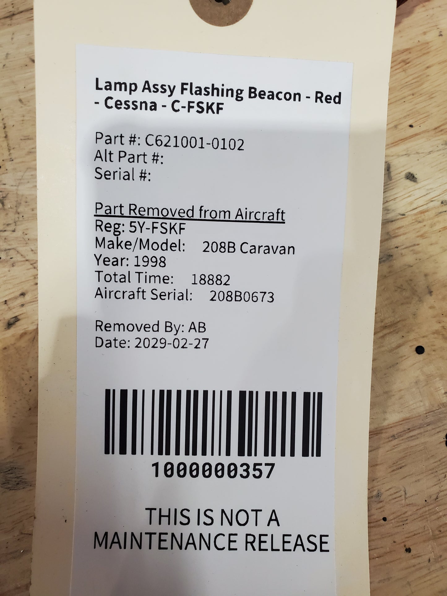 Lamp Assy Flashing Beacon - Red - Cessna - C-MISC