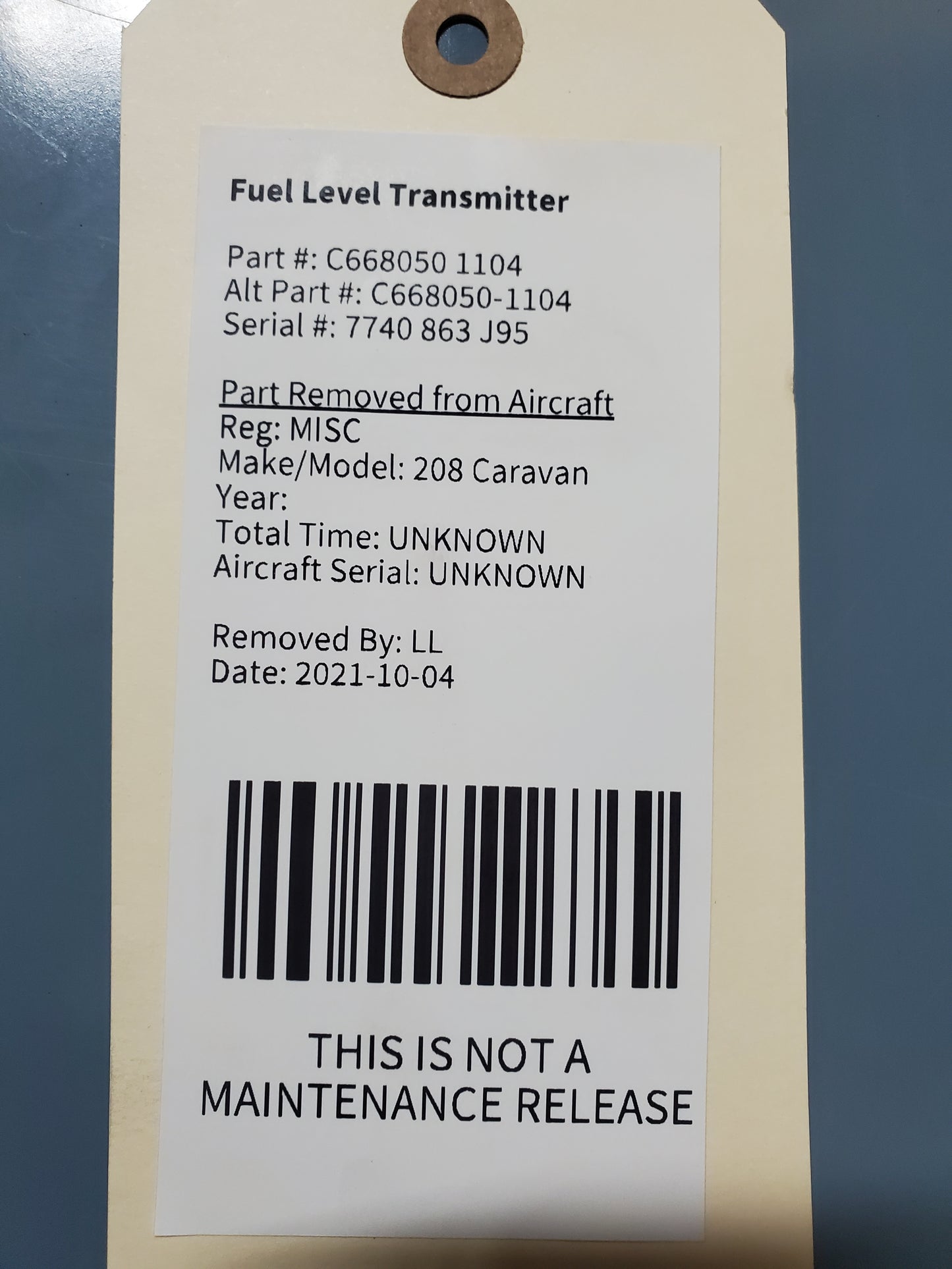 Fuel Level Transmitter - Cessna - MISC