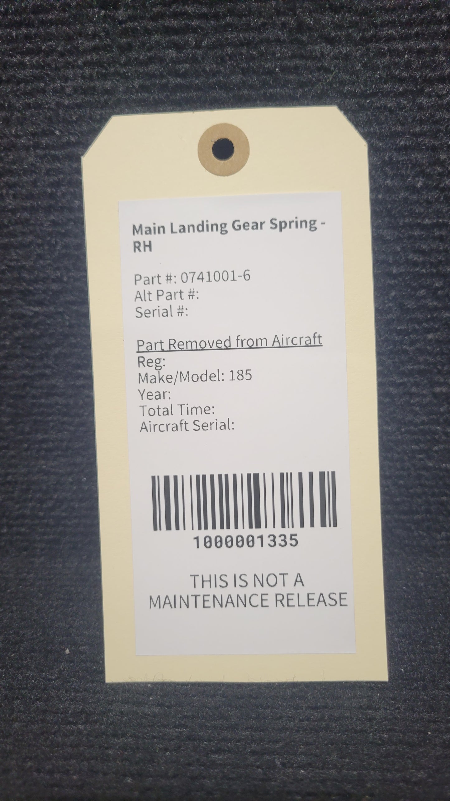 Main Landing Gear Spring - RH