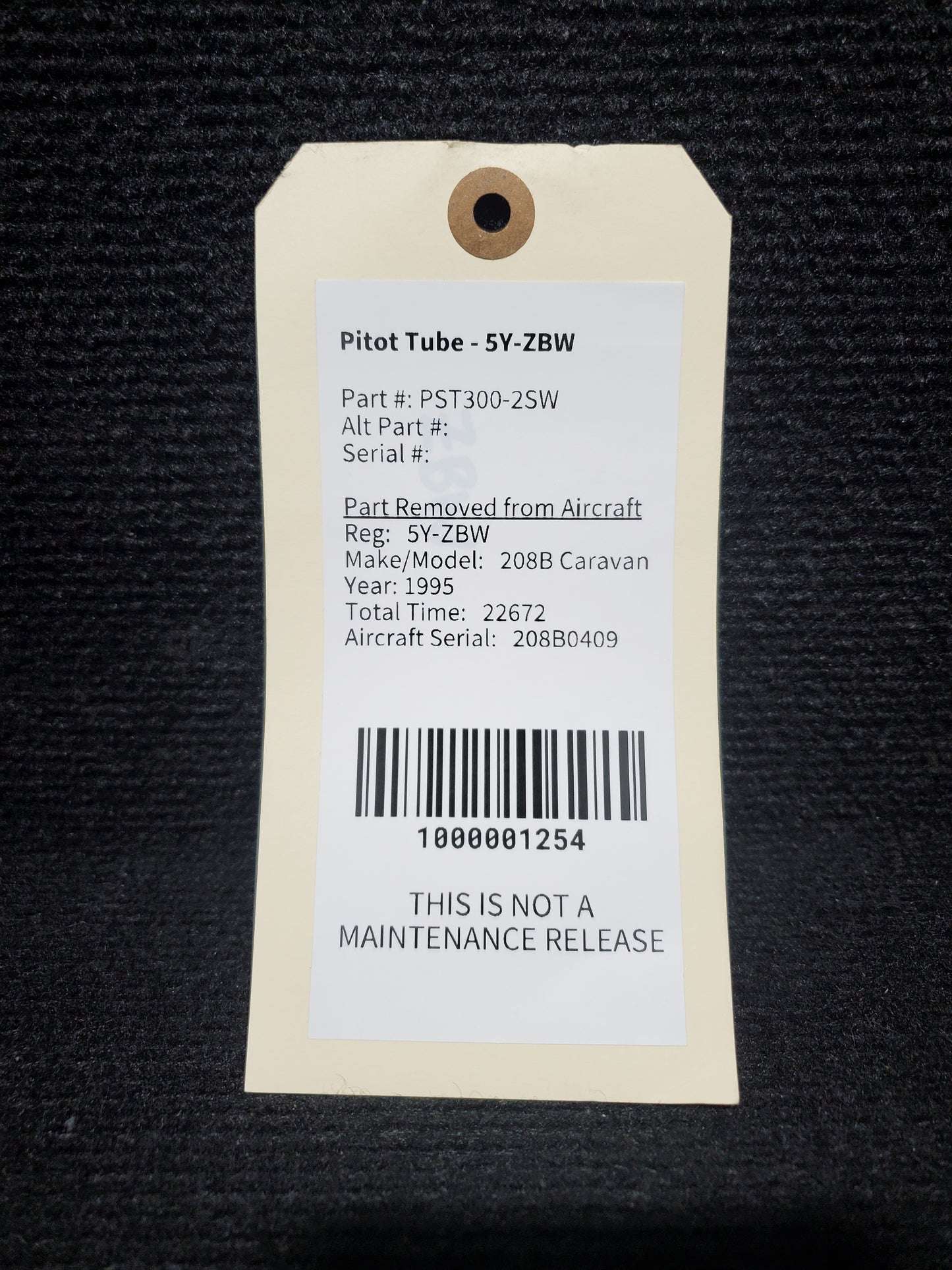 Pitot Tube - 5Y-ZBW