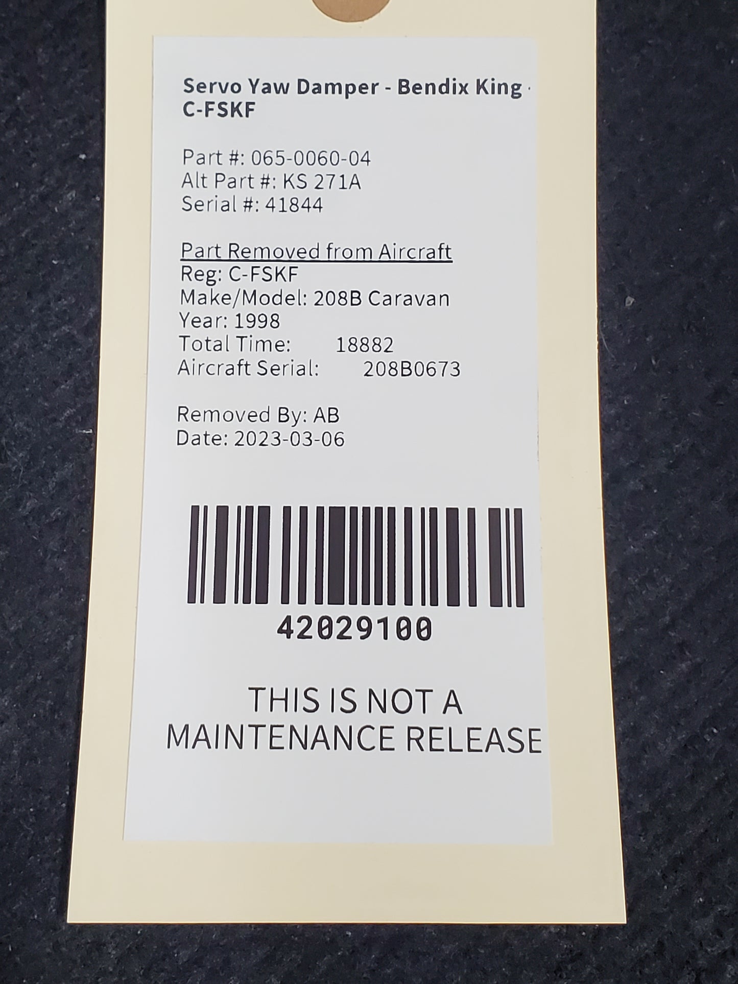 Servo Yaw Damper - Bendix King - C-MISC