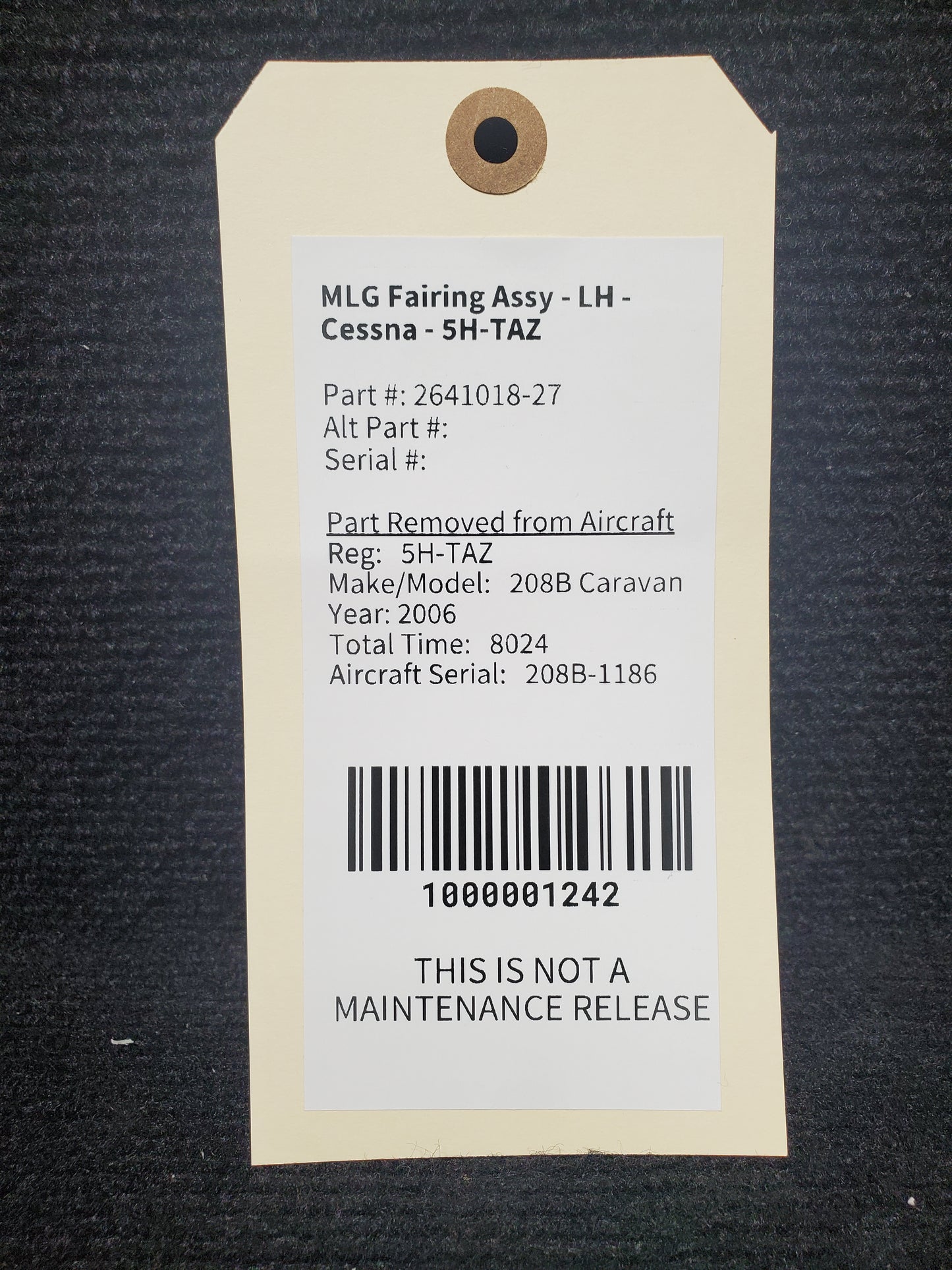 MLG Fairing Assy - LH - Cessna - 5H-TAZ
