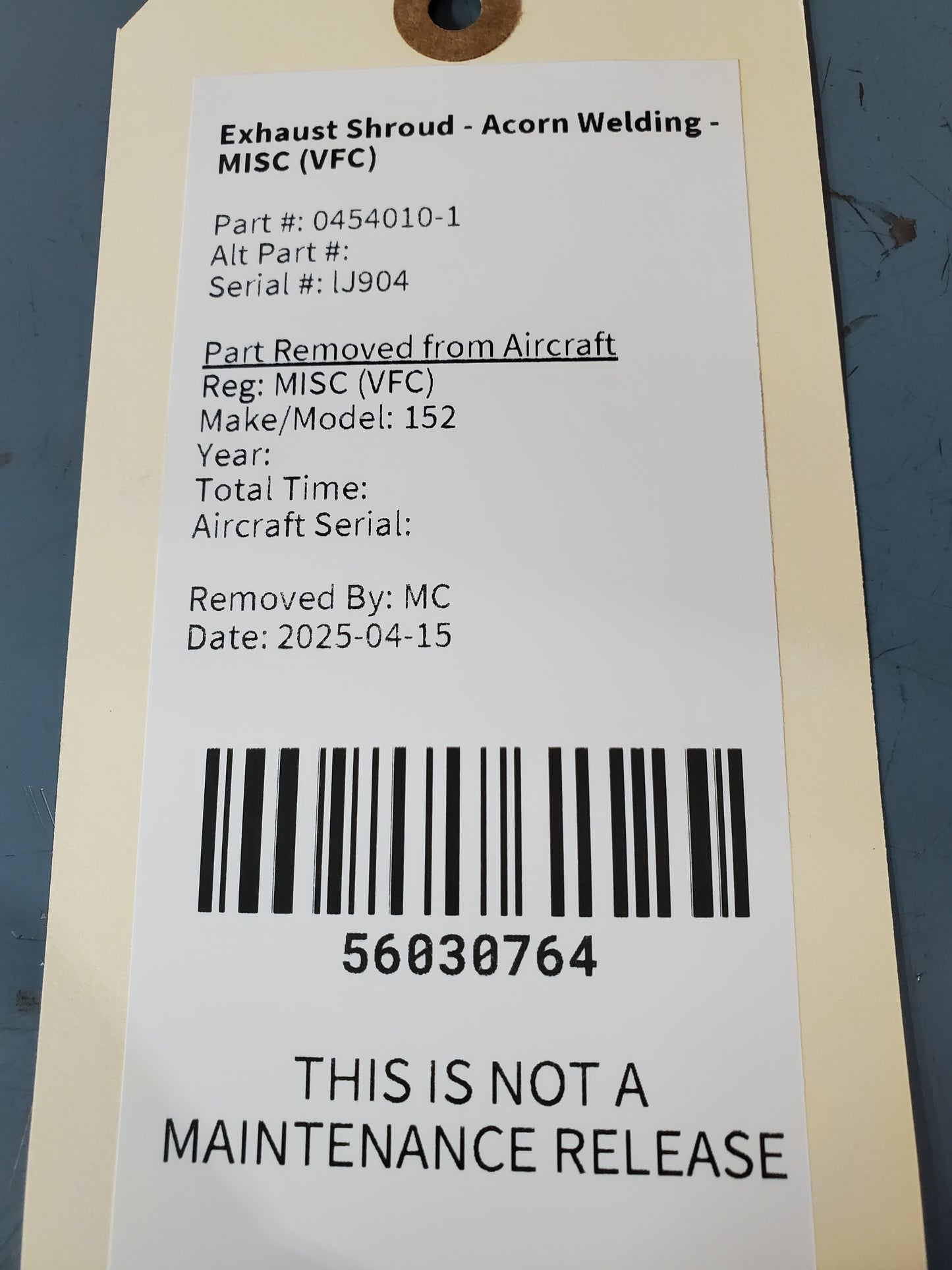 Exhaust Shroud - Acorn Welding - MISC (VFC)