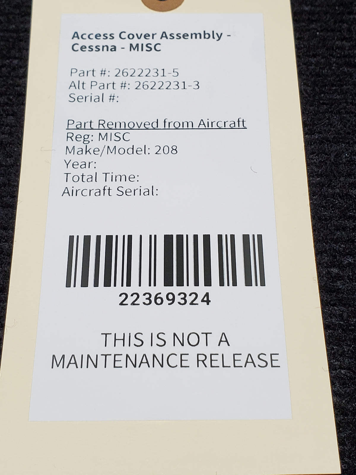 Access Cover Assembly - Cessna - MISC