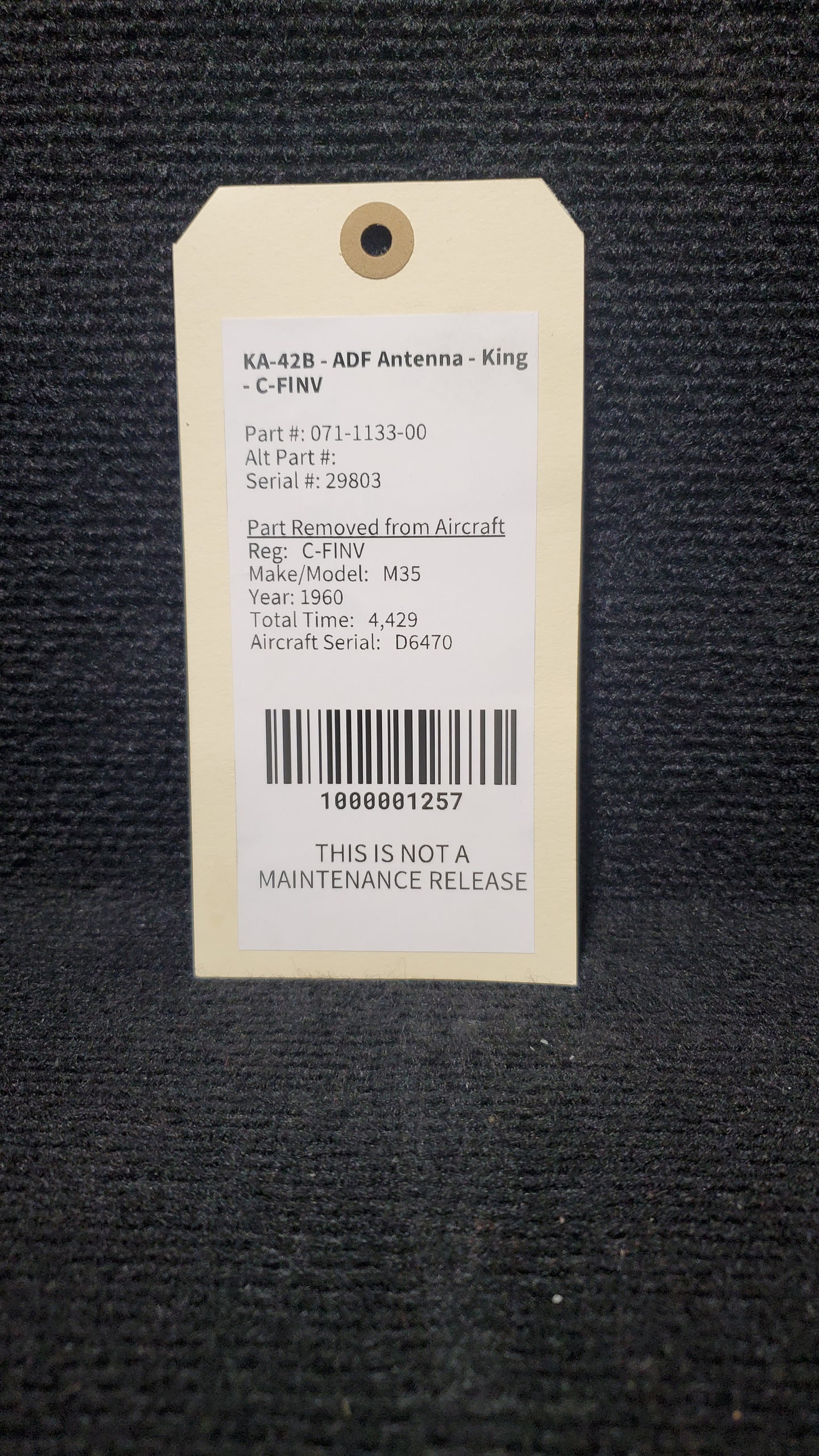 KA-42B - ADF Antenna - King - C-FINV