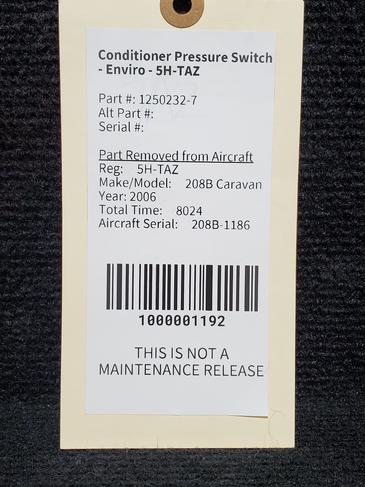 Conditioner Pressure Switch - Enviro - 5H-TAZ