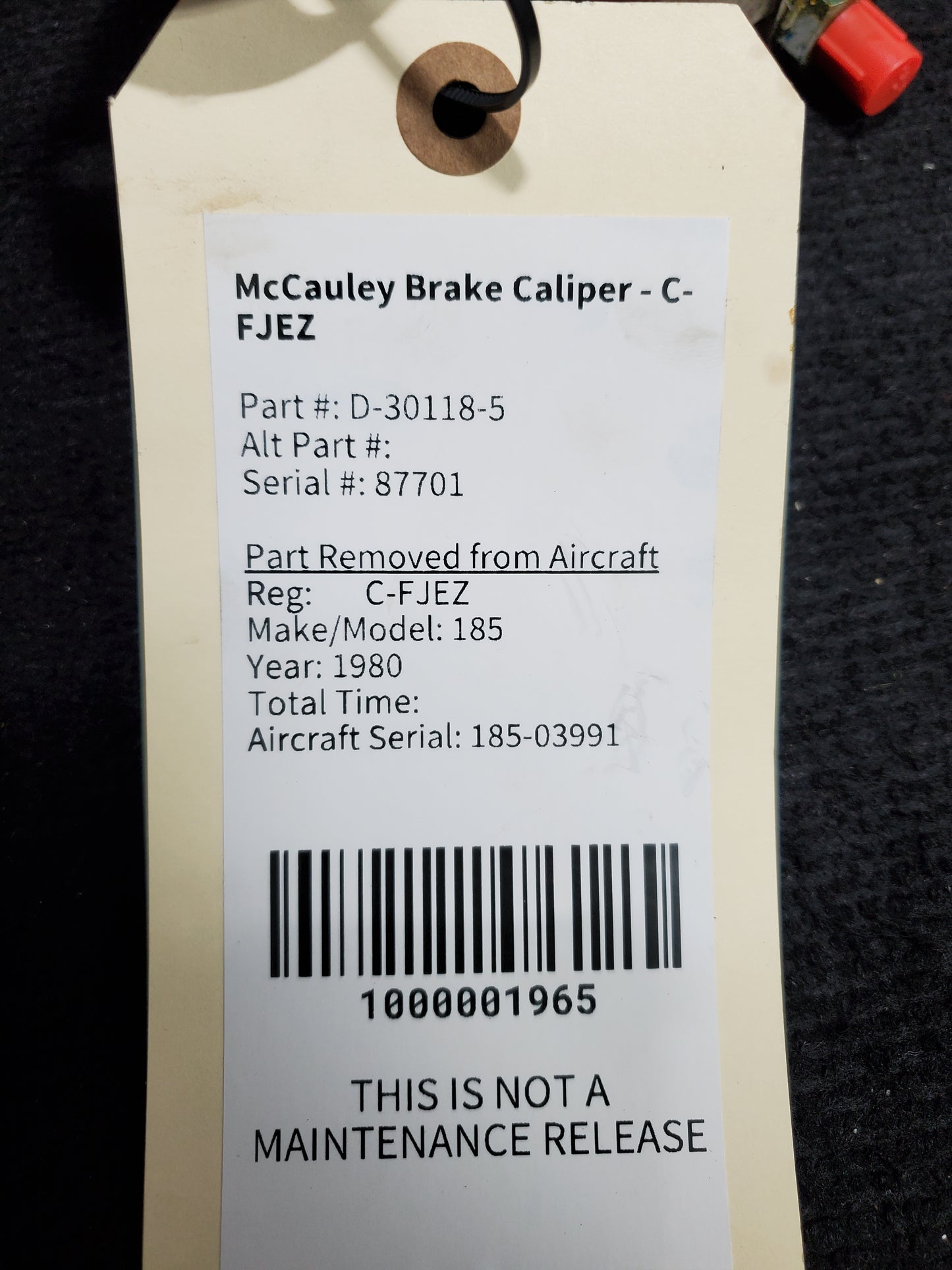 McCauley Brake Caliper - C-FJEZ