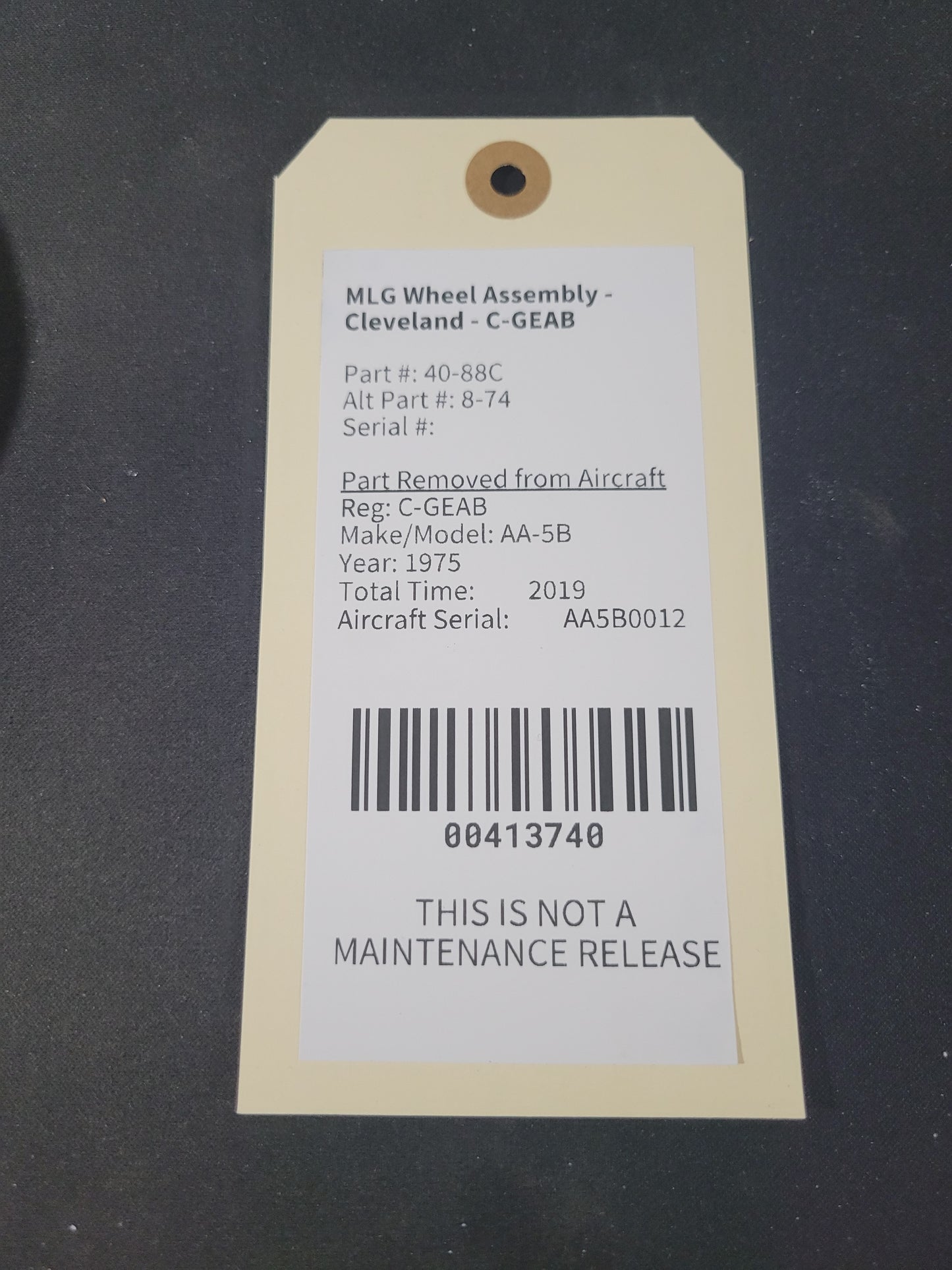 MLG Wheel Assembly - Cleveland - C-GEAB