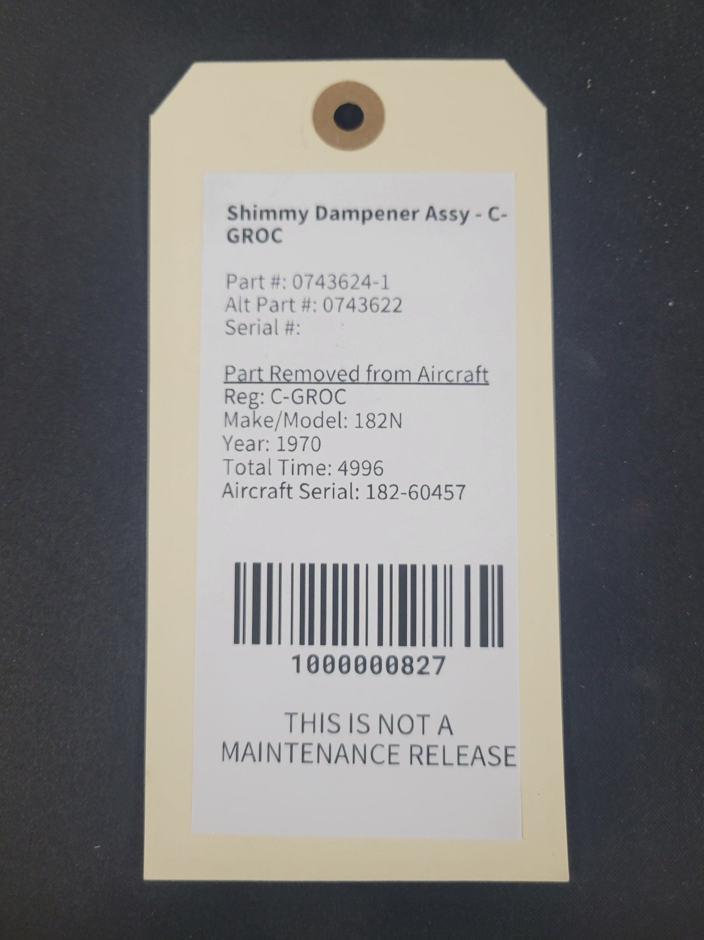 Shimmy Dampener Assy - C-GROC