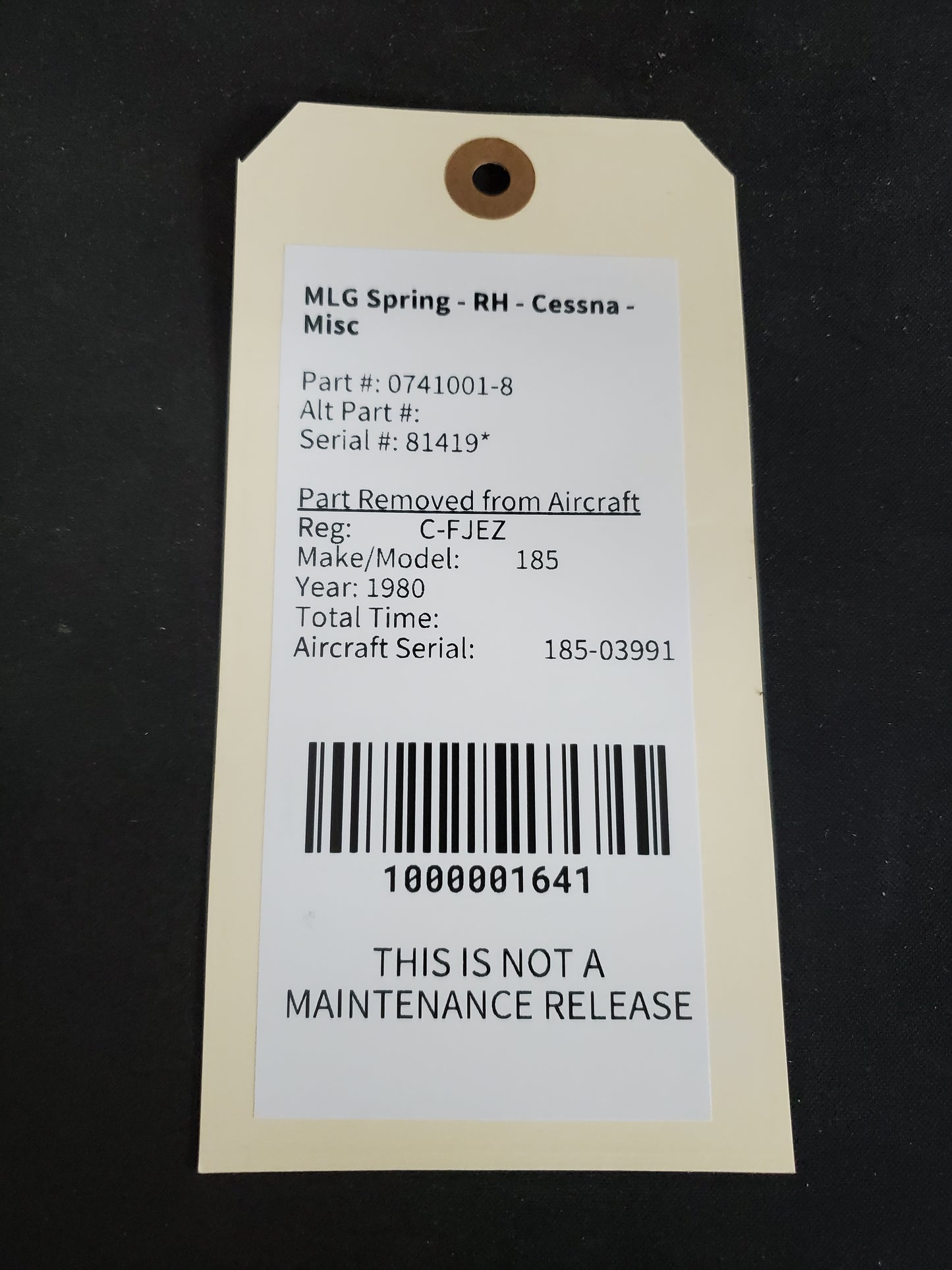 MLG Spring - RH - Cessna - Misc