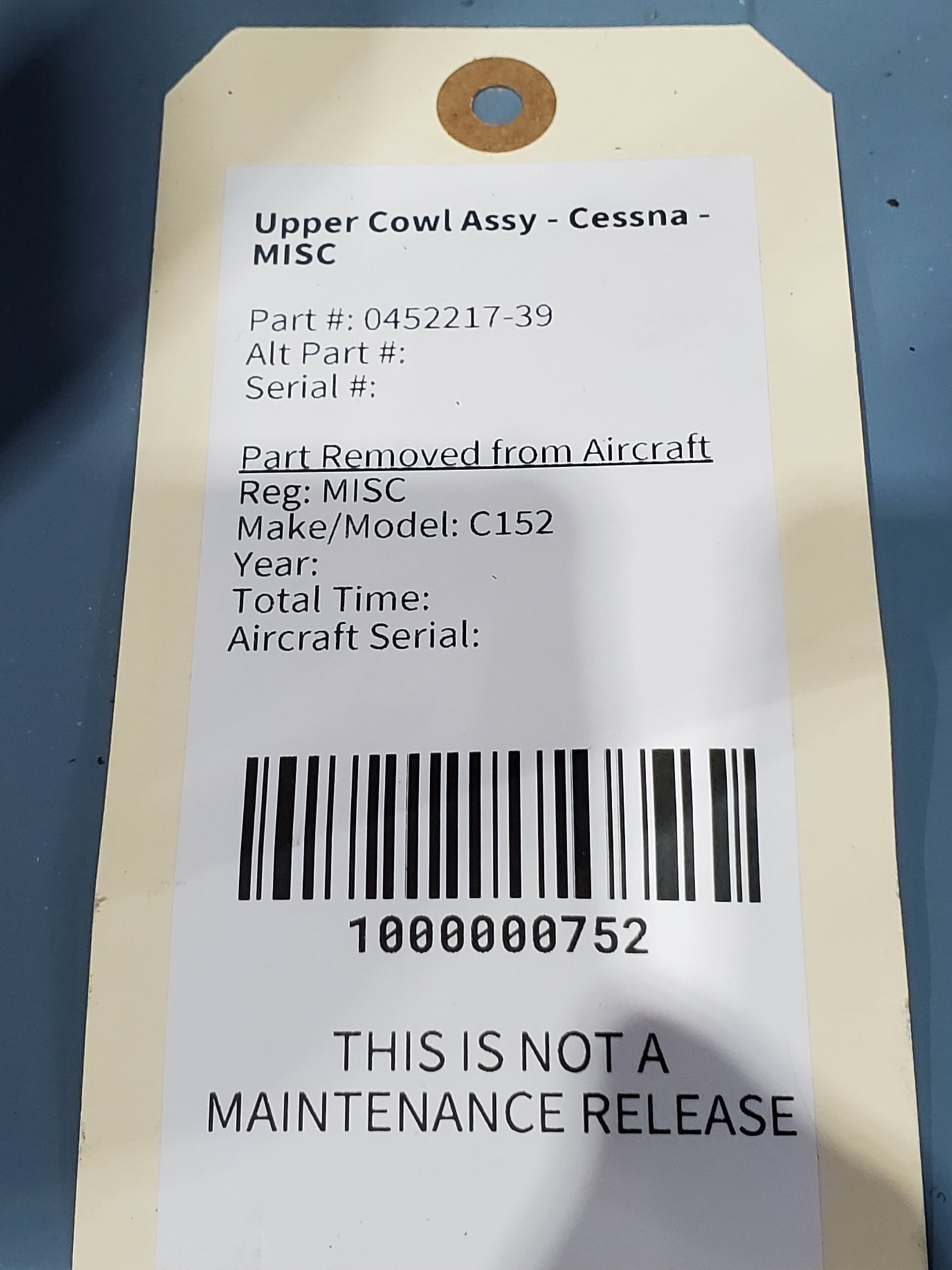 Upper Cowl Assy - Cessna - MISC