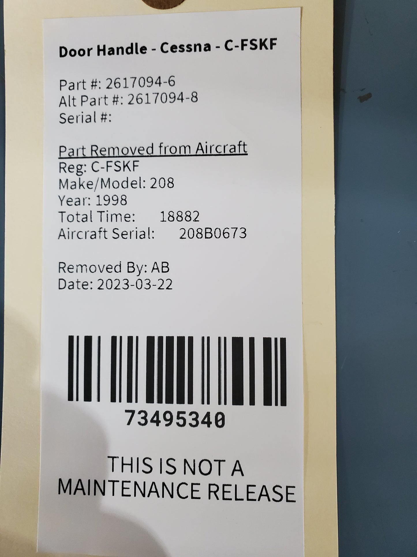 Door Handle - Cessna - C-MISC