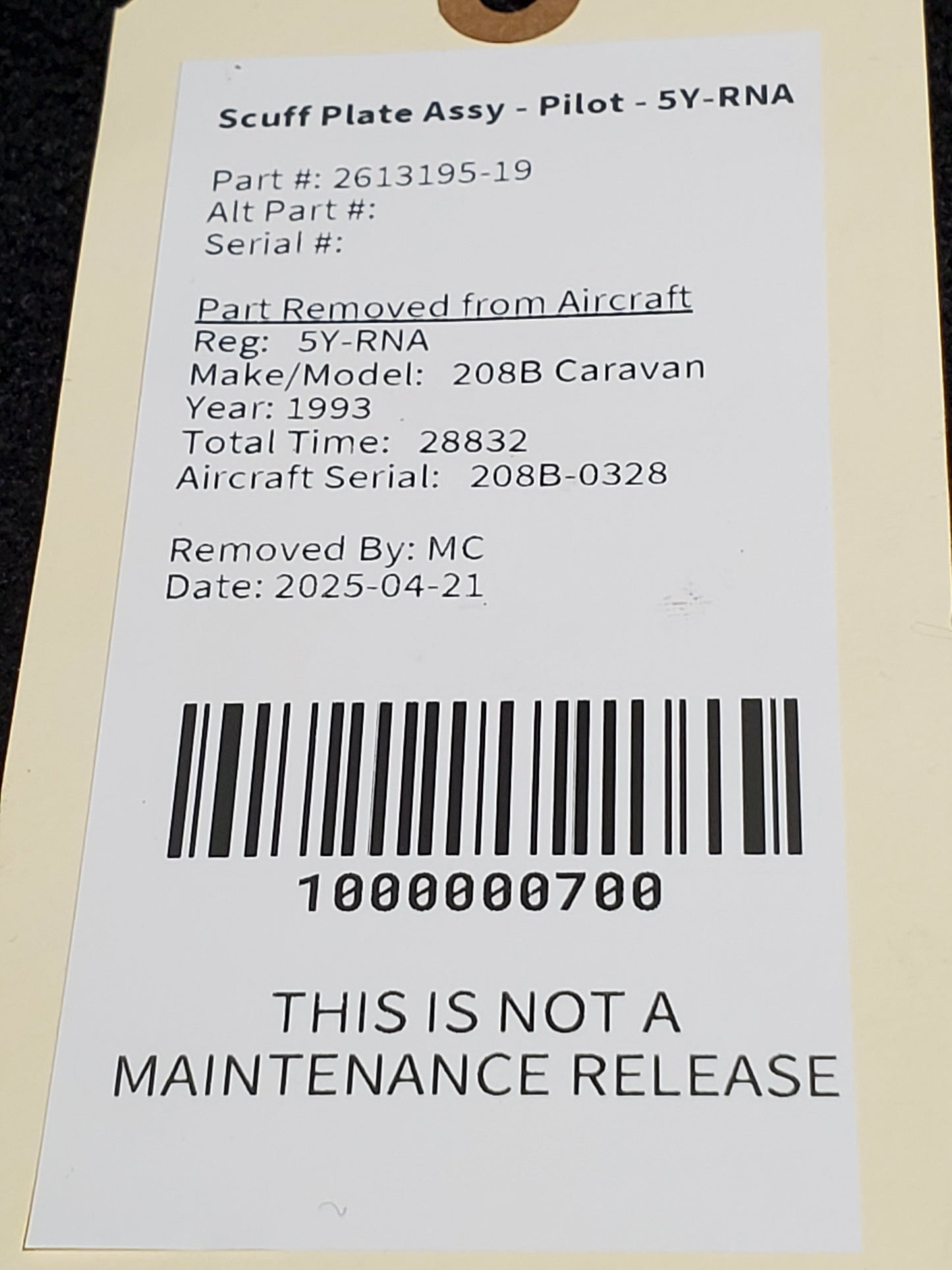 Scuff Plate Assy - Pilot - 5Y-RNA