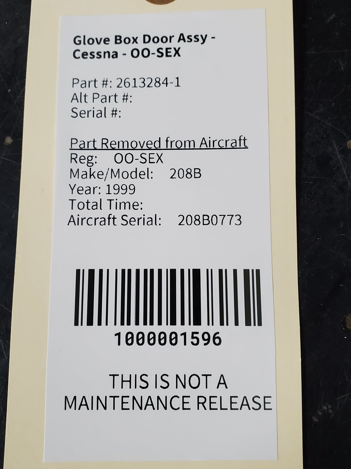 Glove Box Door Assy - Cessna - OO-SEX