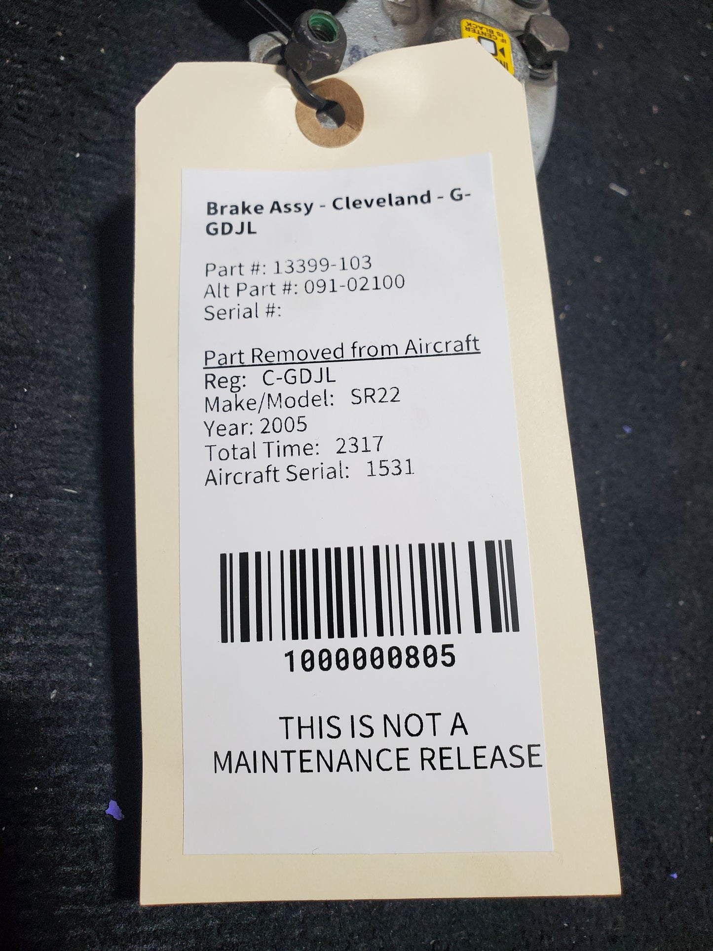 Brake Assy - Cleveland - Cirrus - G-GDJL