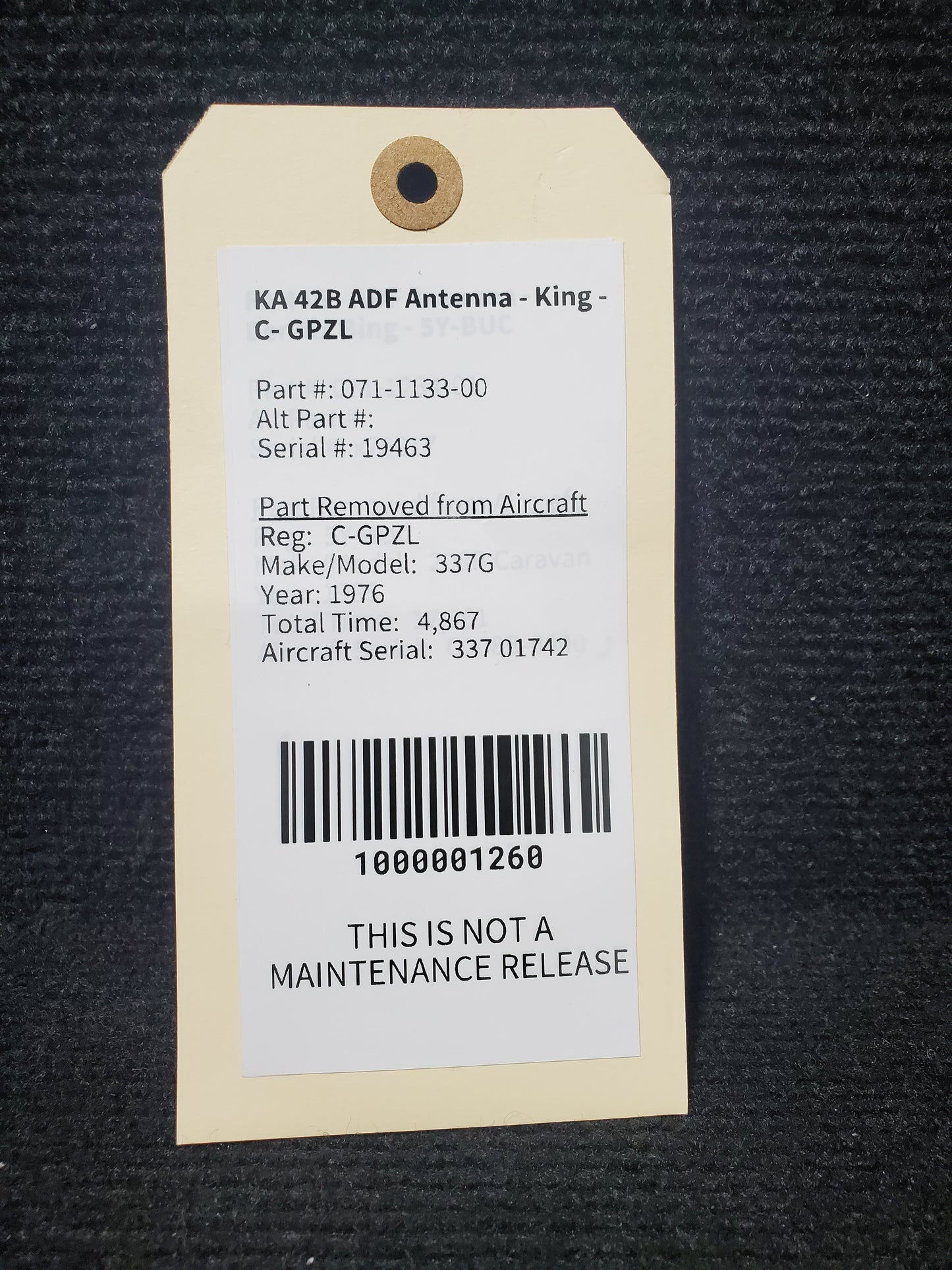 KA 42B ADF Antenna - King - C- GPZL