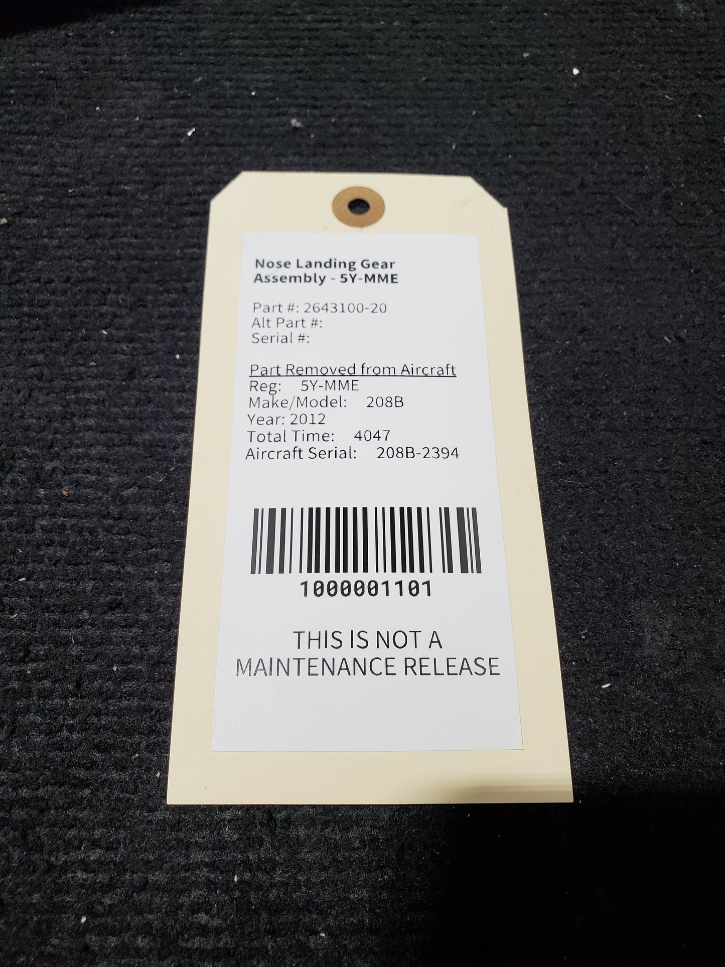 Nose Landing Gear Assembly - Cessna - 5Y-MME