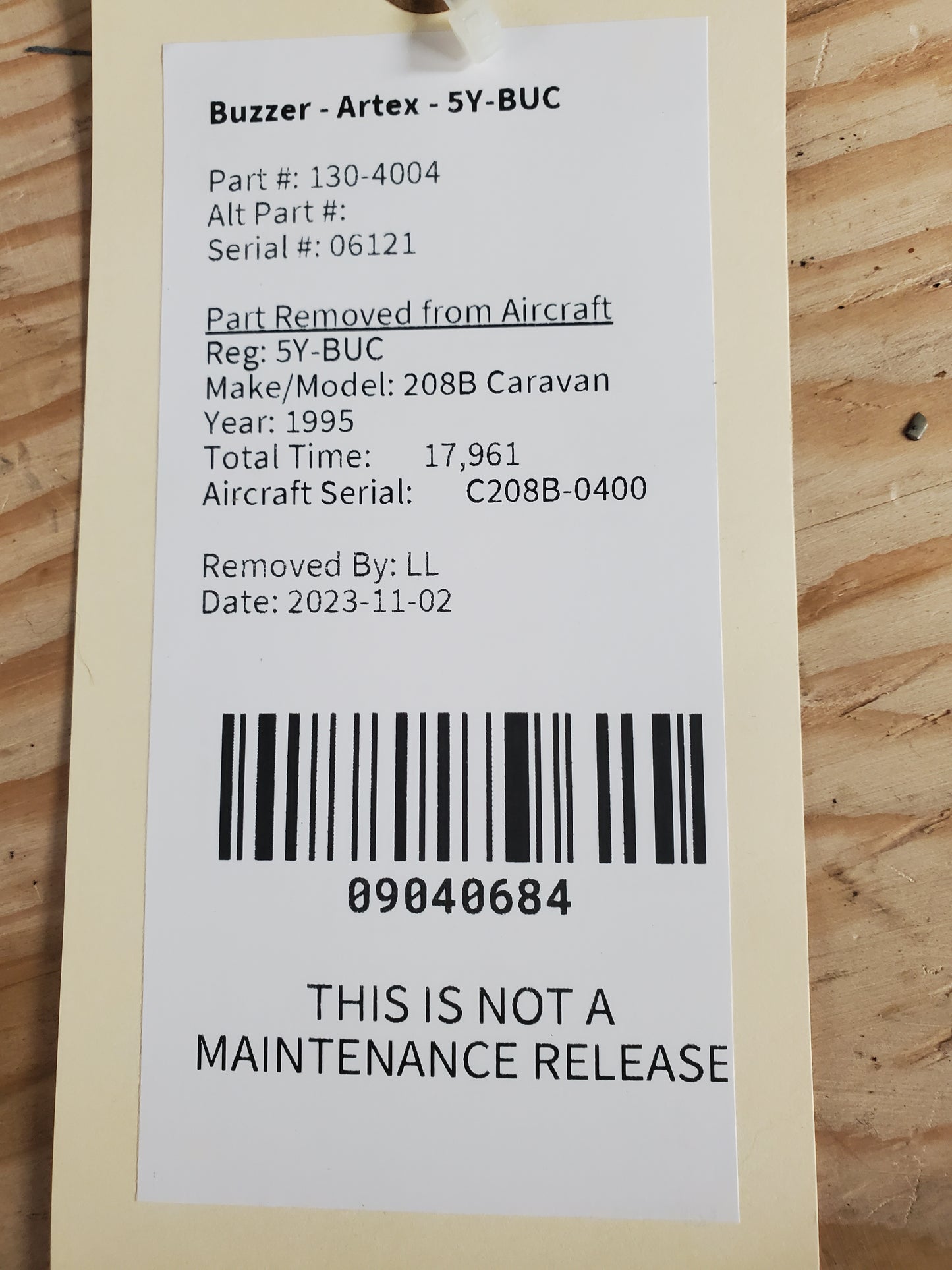 Buzzer - Artex - 5Y-BUC
