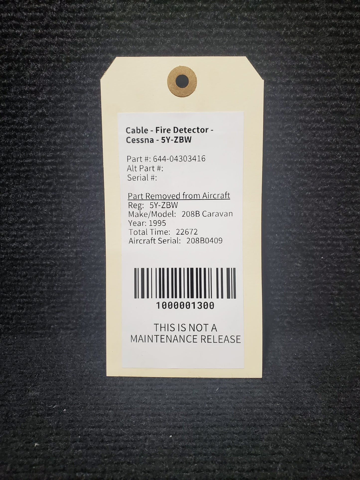Cable - Fire Detector - Cessna - 5Y-ZBW