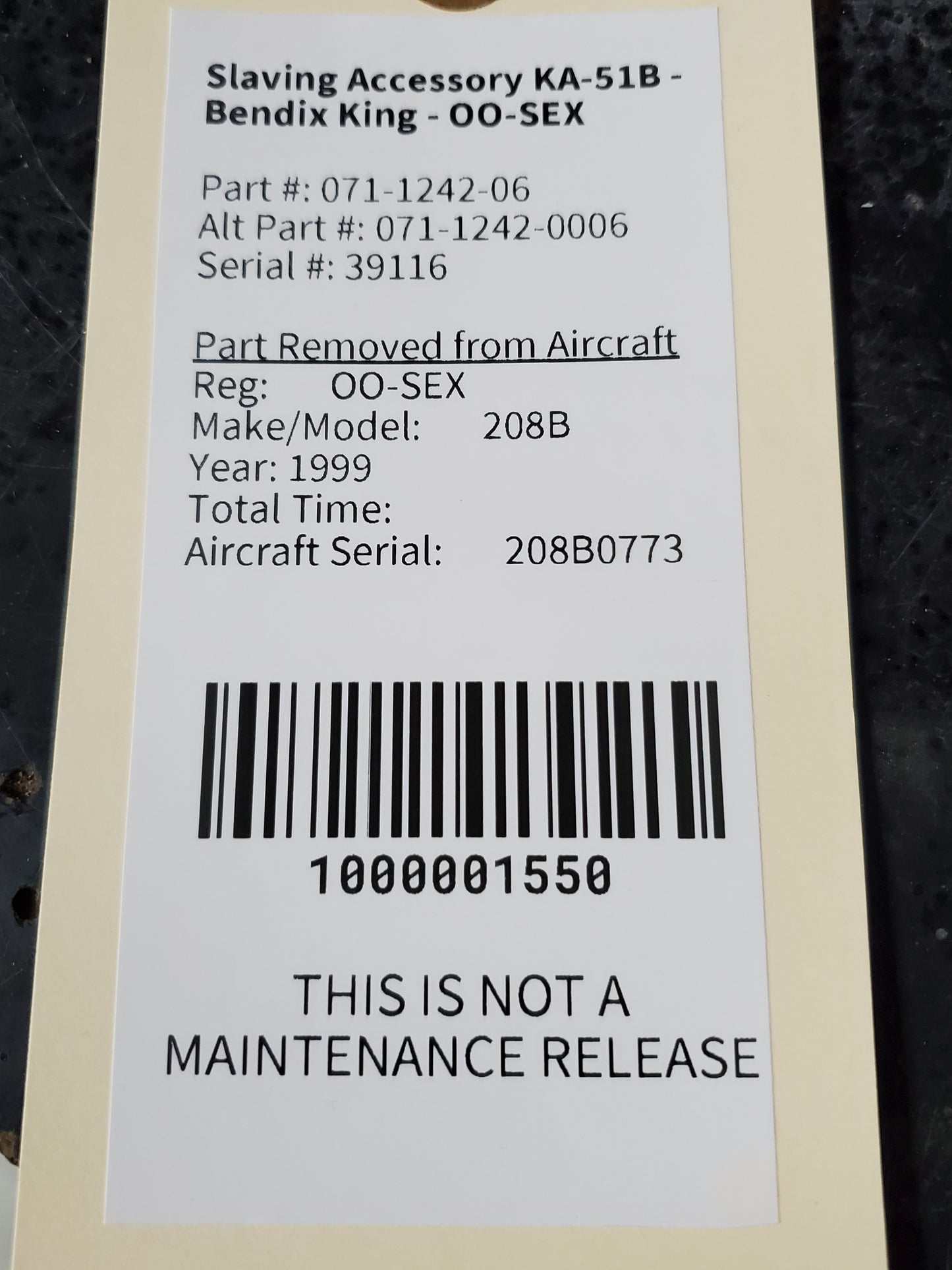 Slaving Accessory KA-51B - Bendix King - OO-SEX
