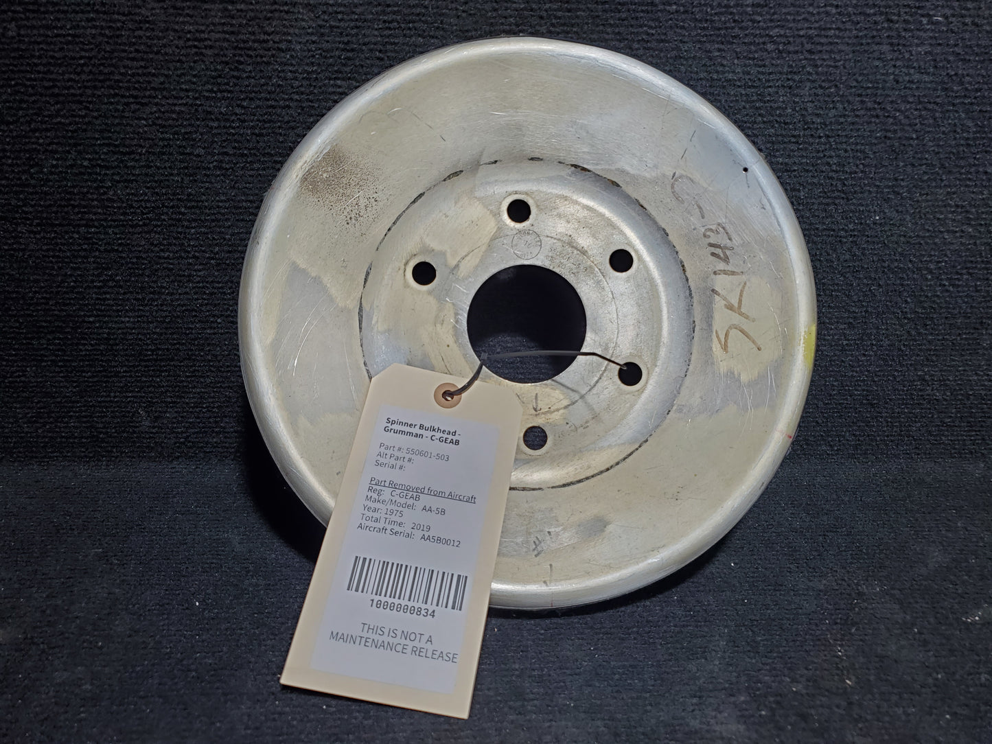 Spinner Bulkheads - SK-243-2 - Grumman - C-GEAB