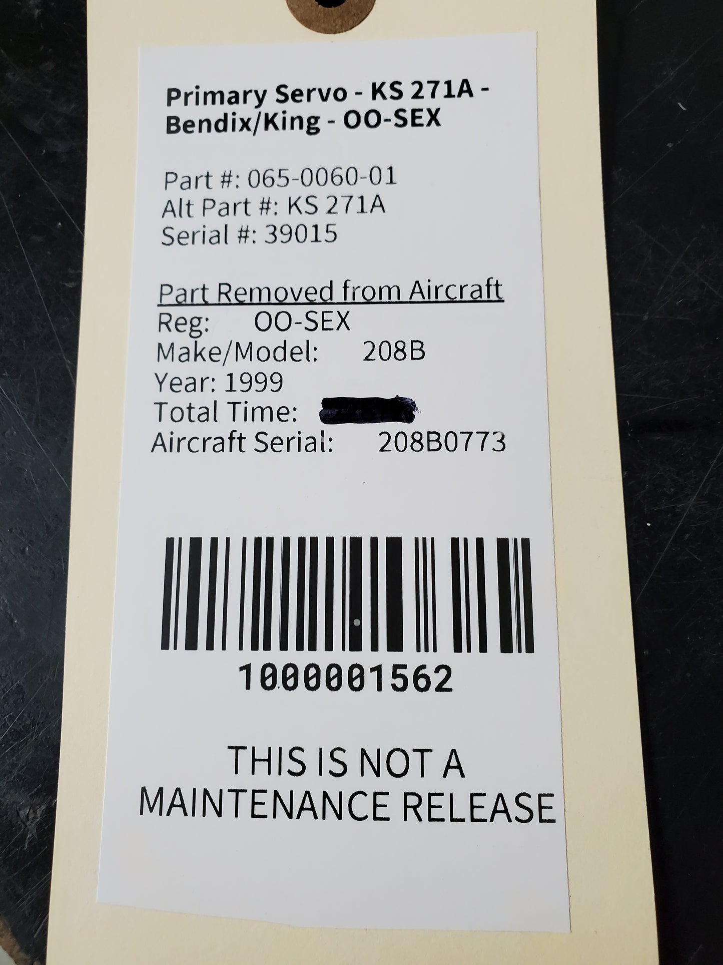 Primary Servo - KS 271A - Bendix/King - OO-SEX