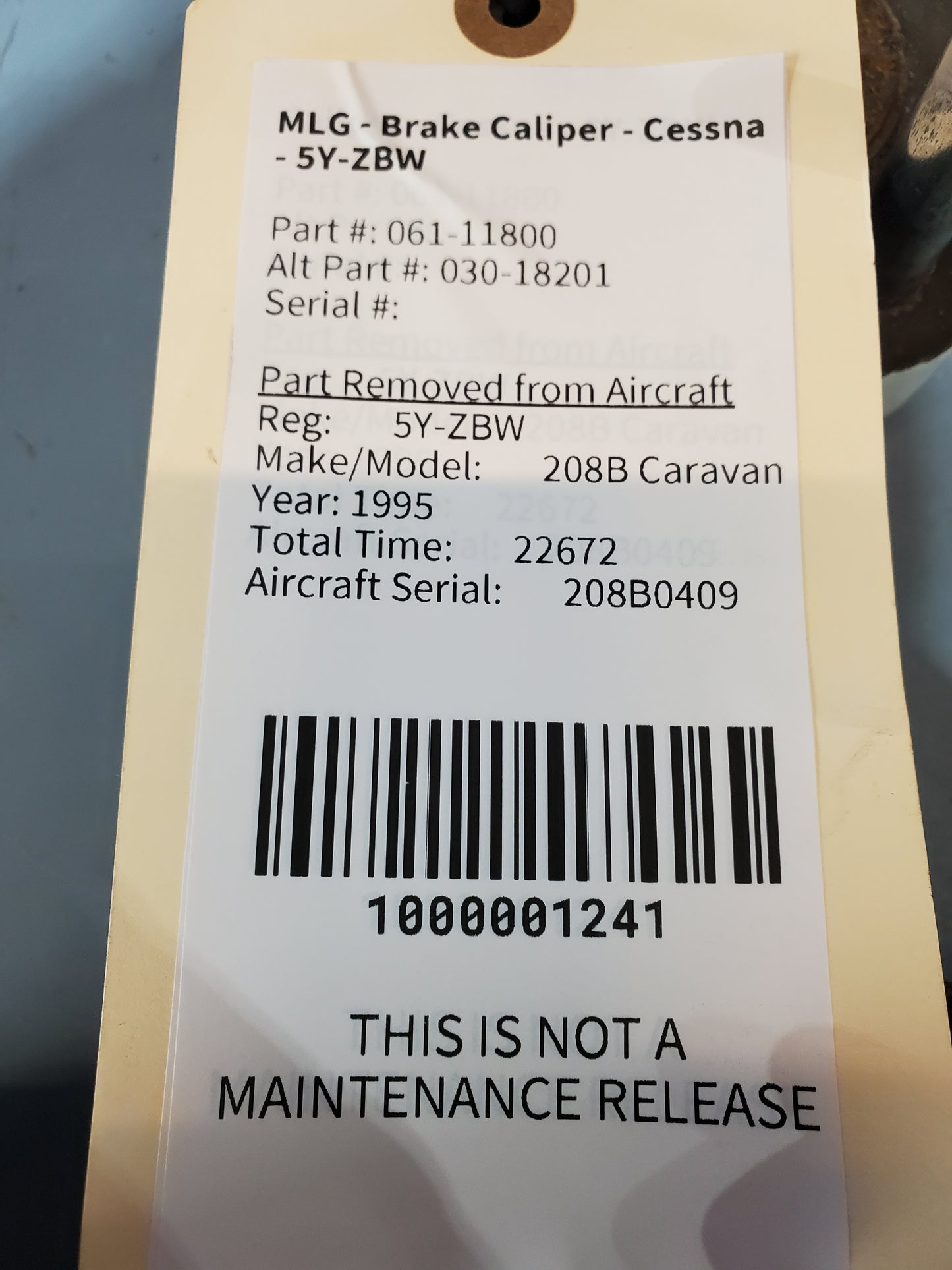 MLG - Brake Caliper - Cessna - MISC