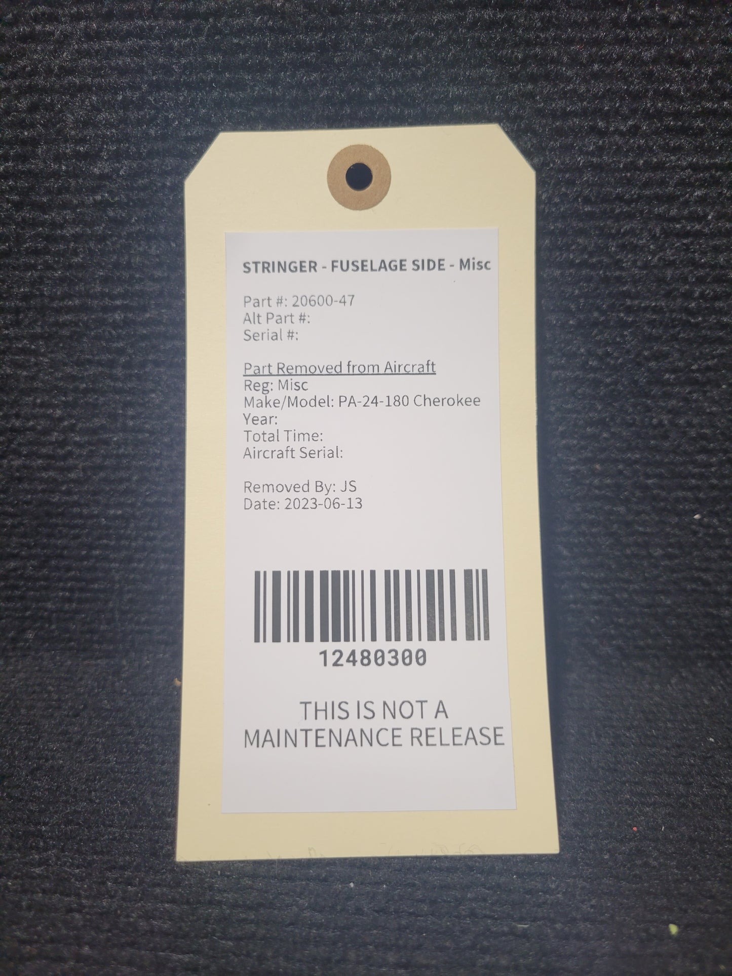 STRINGER - FUSELAGE SIDE - Misc