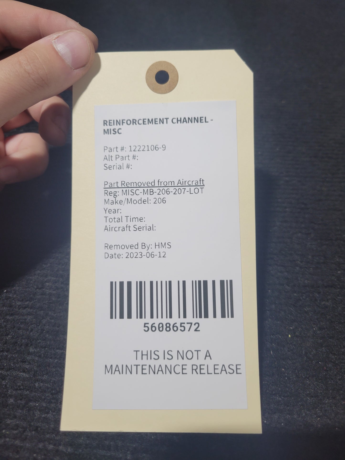 REINFORCEMENT CHANNEL - MISC