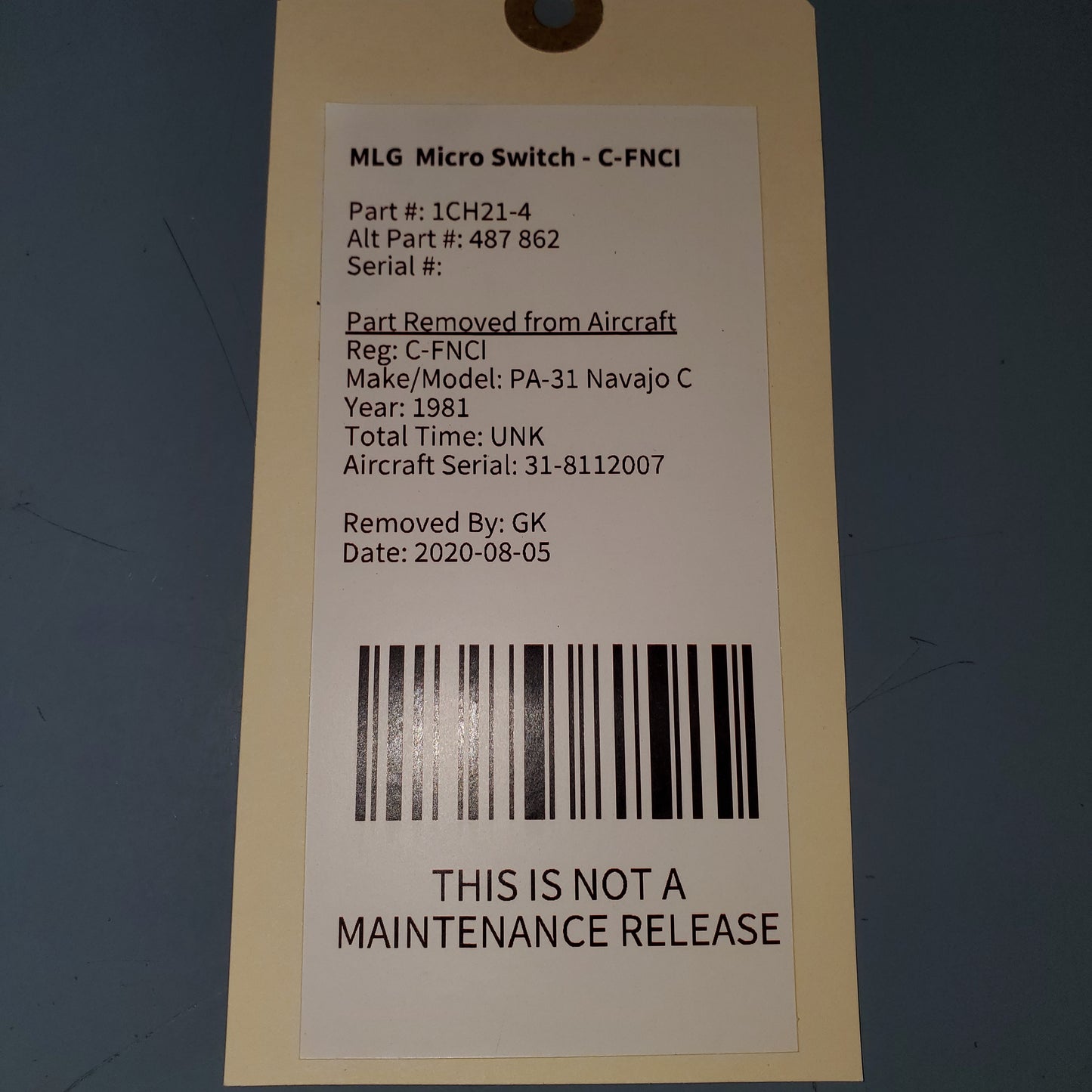 MLG Micro Switch - C-FNCI