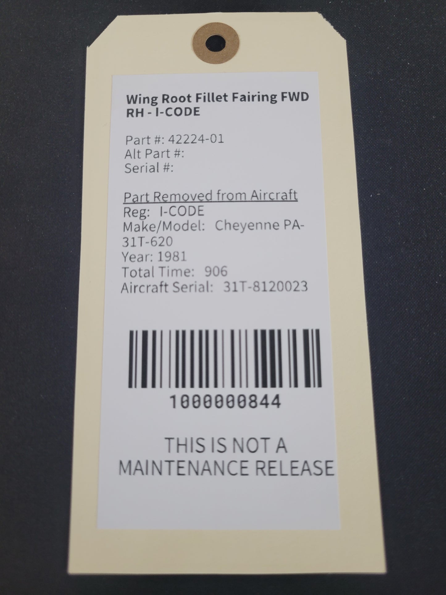 Wing Root Fillet Fairing FWD RH - I-CODE