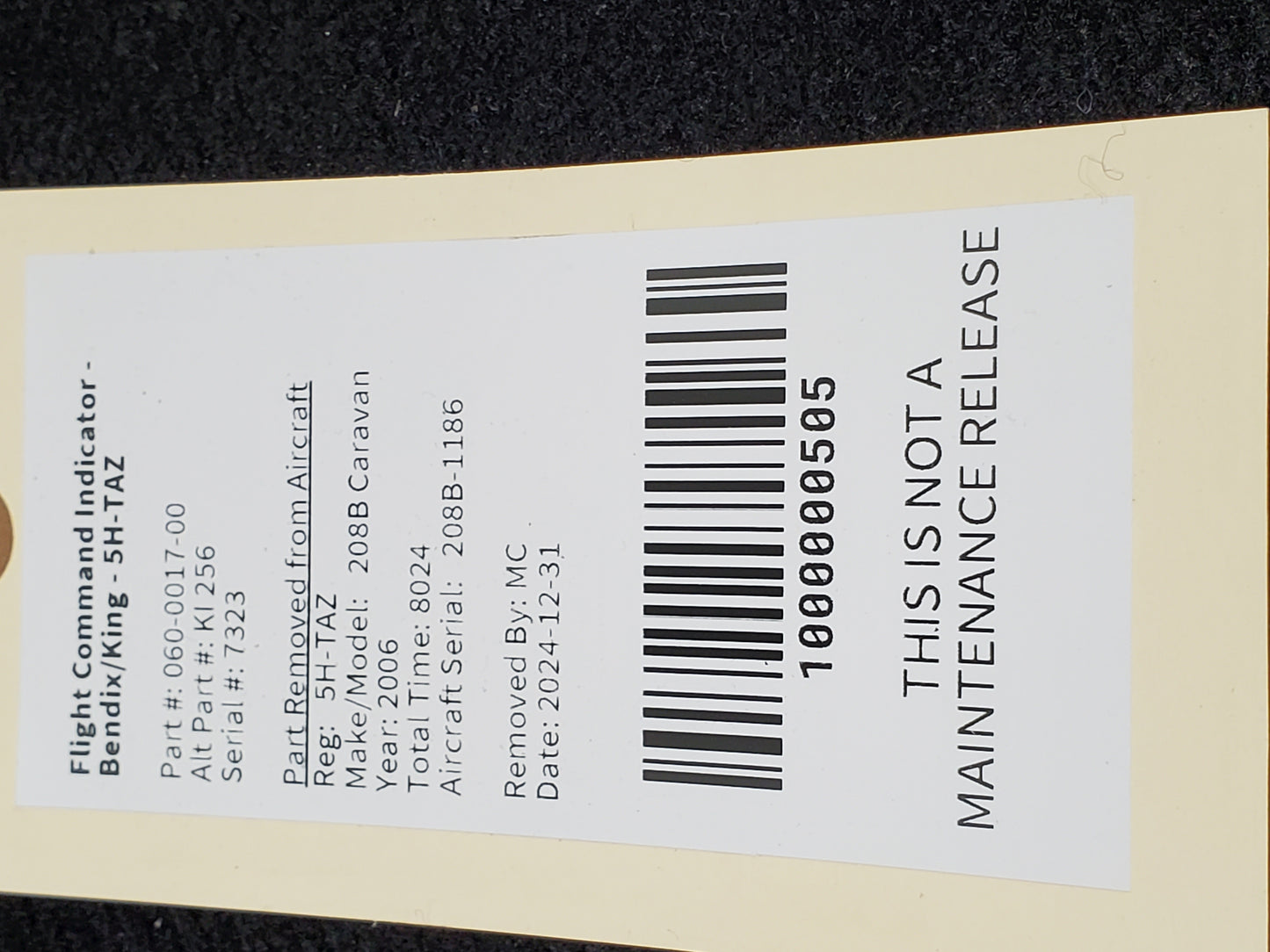 Flight Command Indicator - Bendix/King - 5H-TAZ