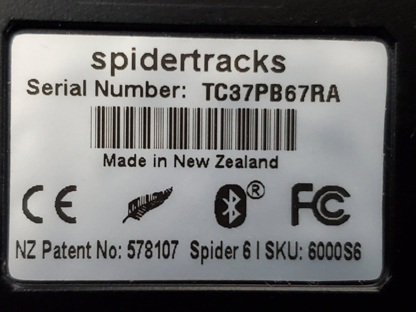Spidertracks - Spider 6 - 5Y-FOO