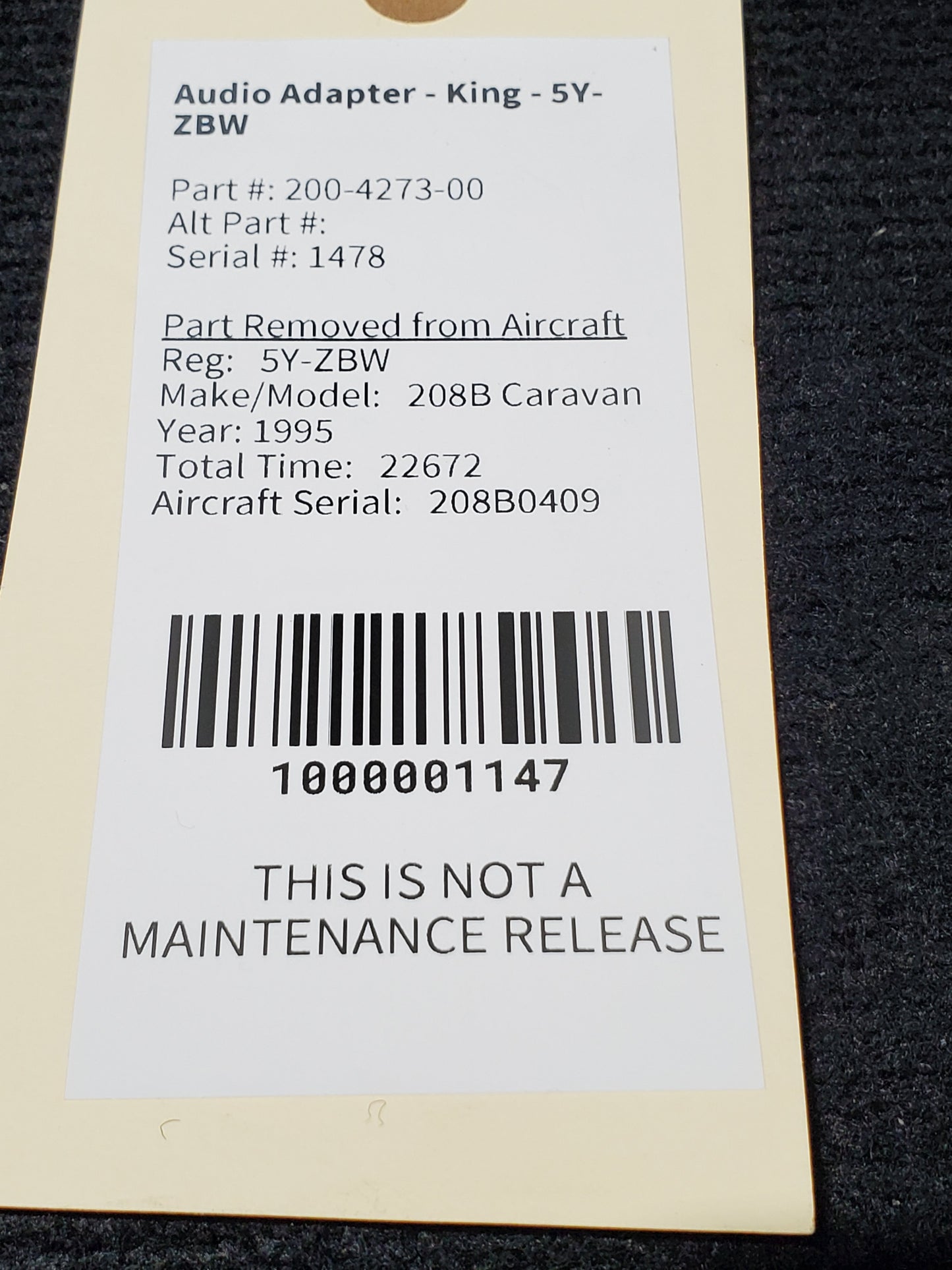 Audio Adapter - King - 5Y-ZBW