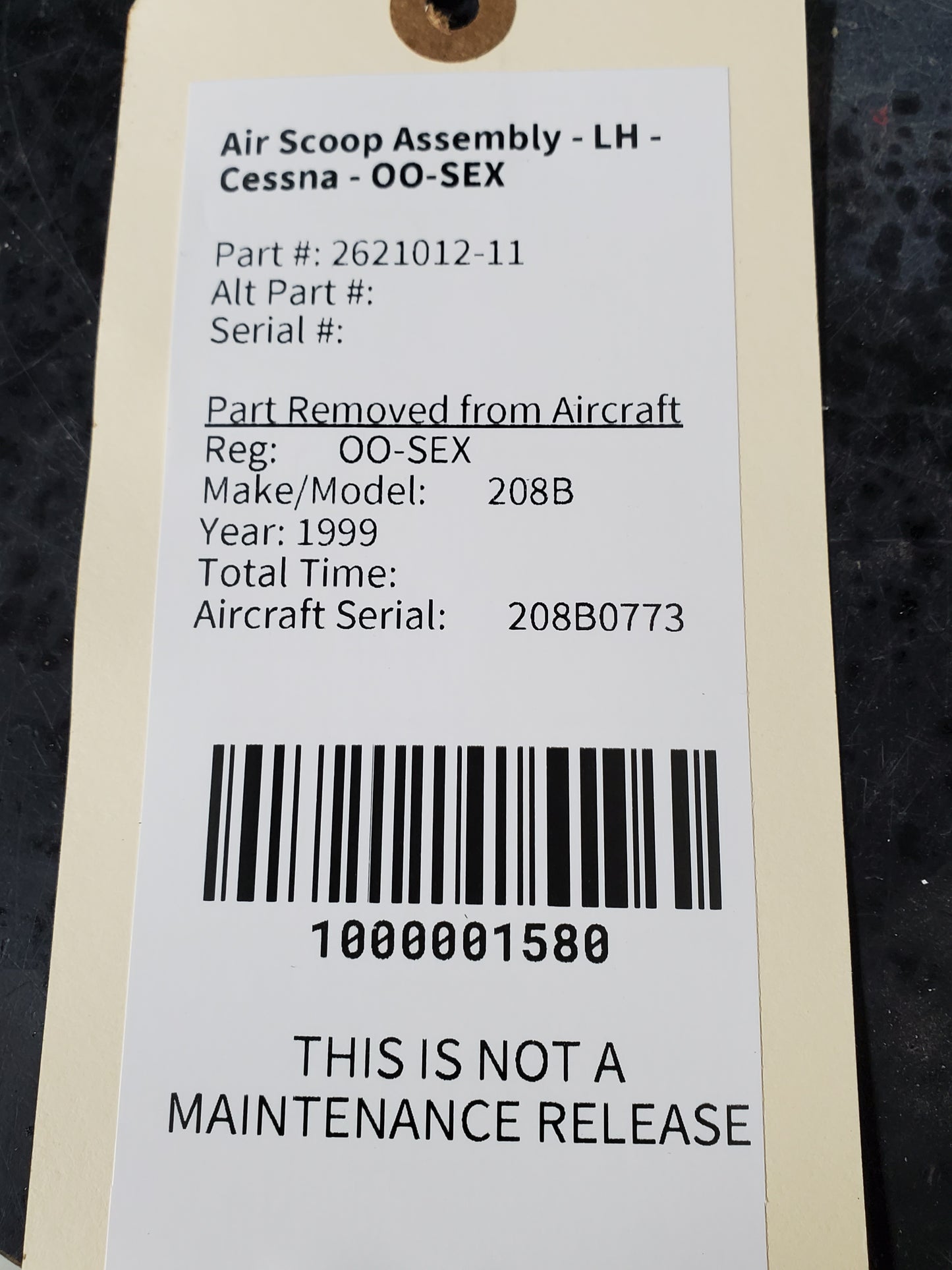 Air Scoop Assembly - LH - Cessna - OO-SEX