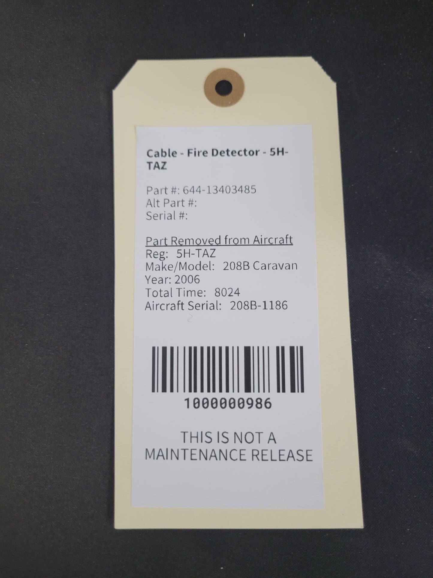 Cable - Fire Detector - 5H-TAZ