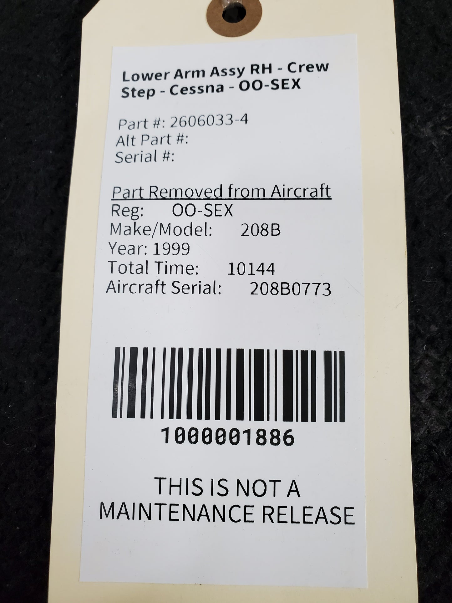 Lower Arm Assy RH - Crew Step - Cessna - OO-SEX