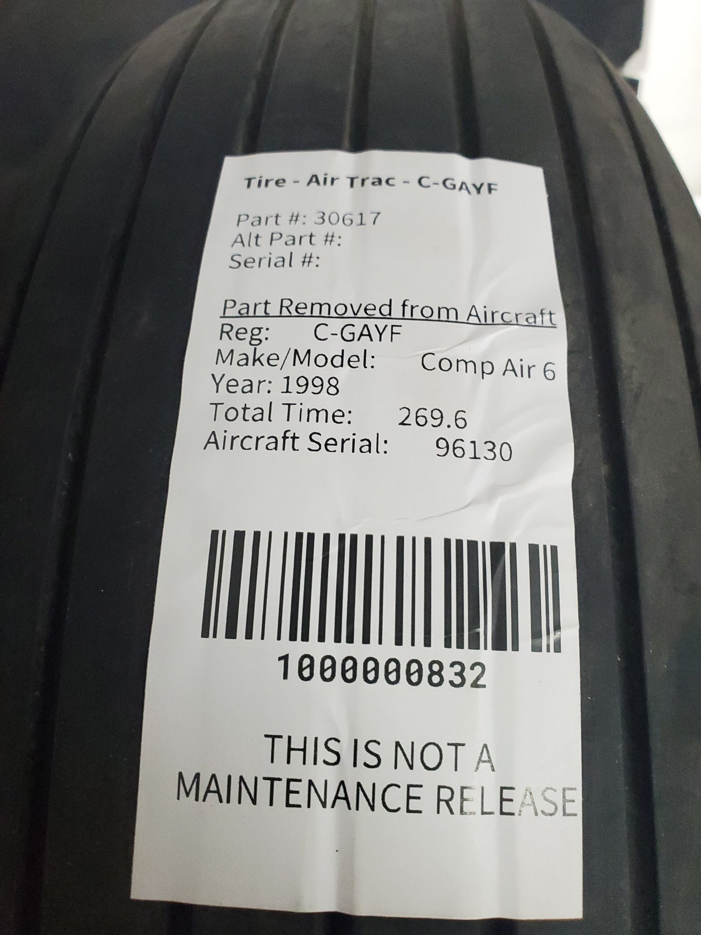 Tire - Air Trac - C-GAYF