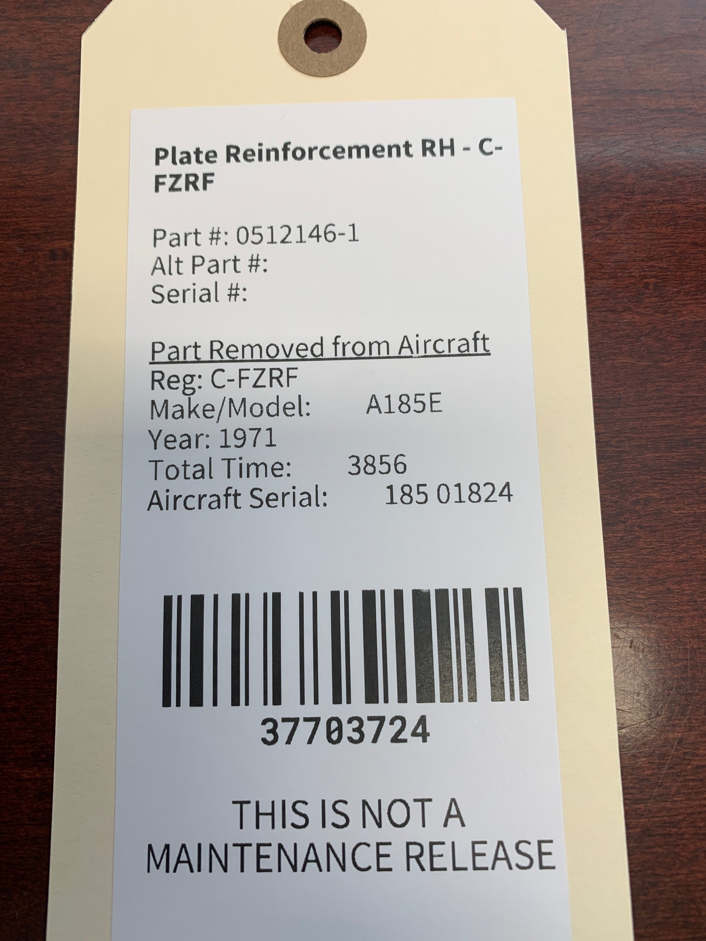 Plate Reinforcement RH - C-FZRF