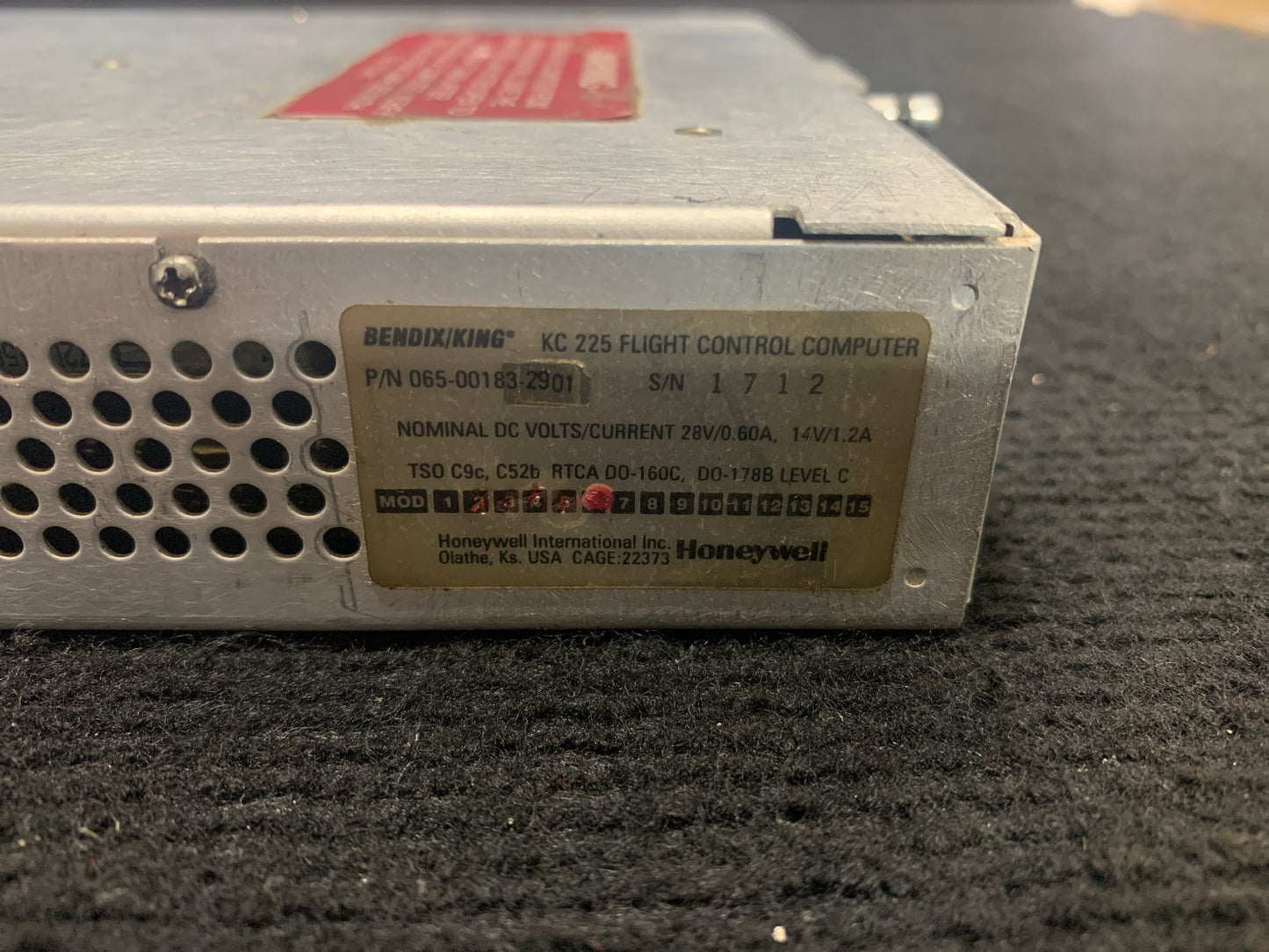 KC 225 Flight Control Computer - Bendix/King - 5H-NWA